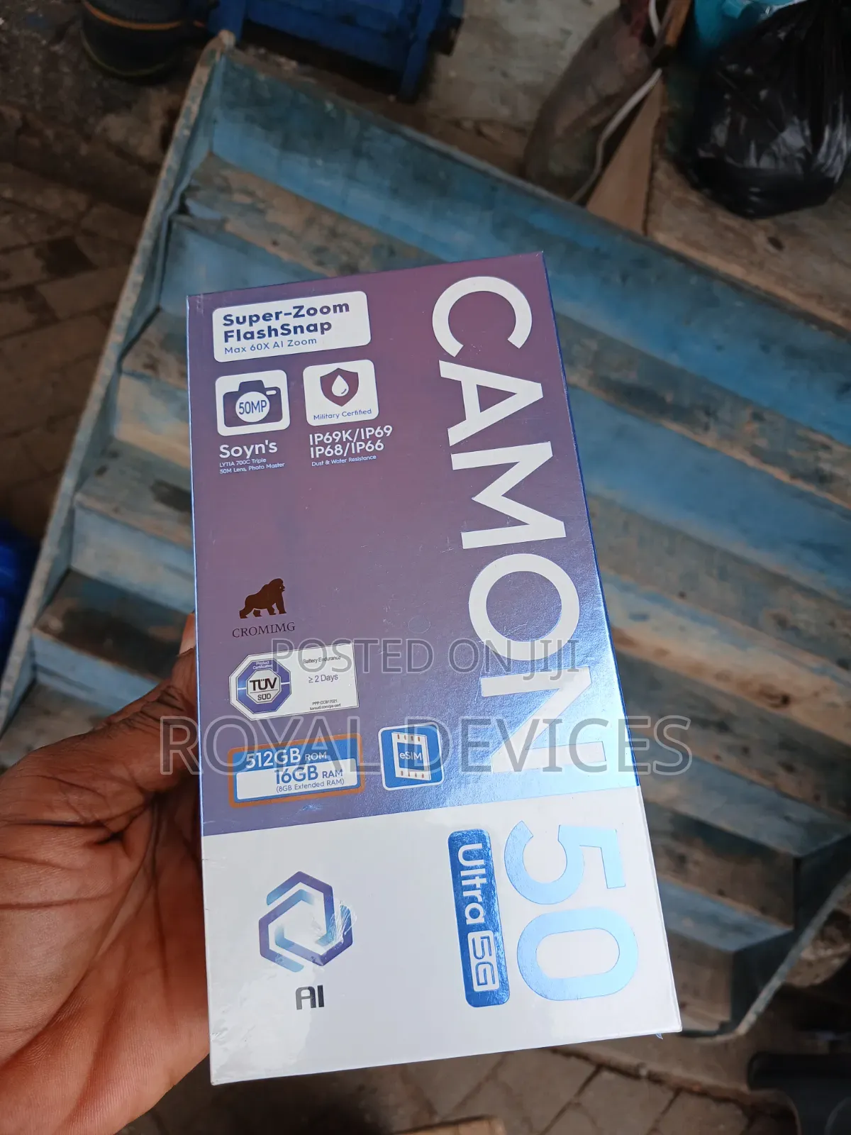 New Tecno Camon 50 Ultra 512 GB Black