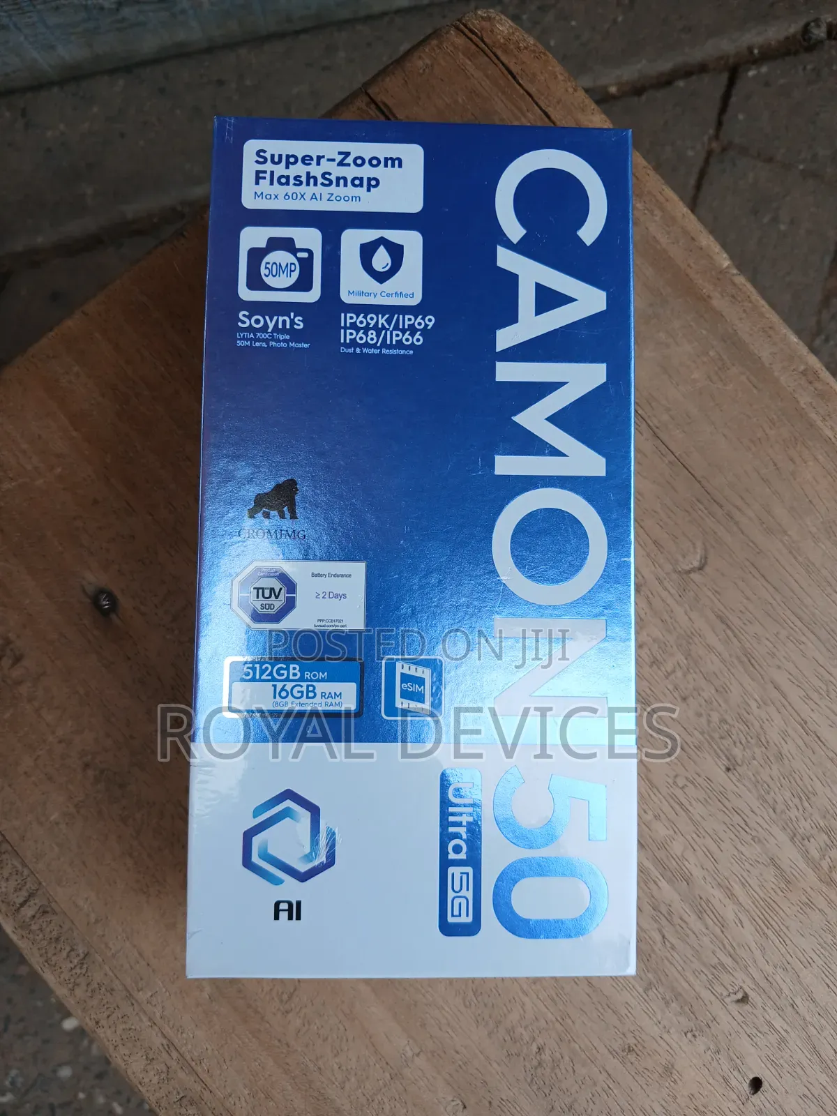 New Tecno Camon 50 Ultra 512 GB Black