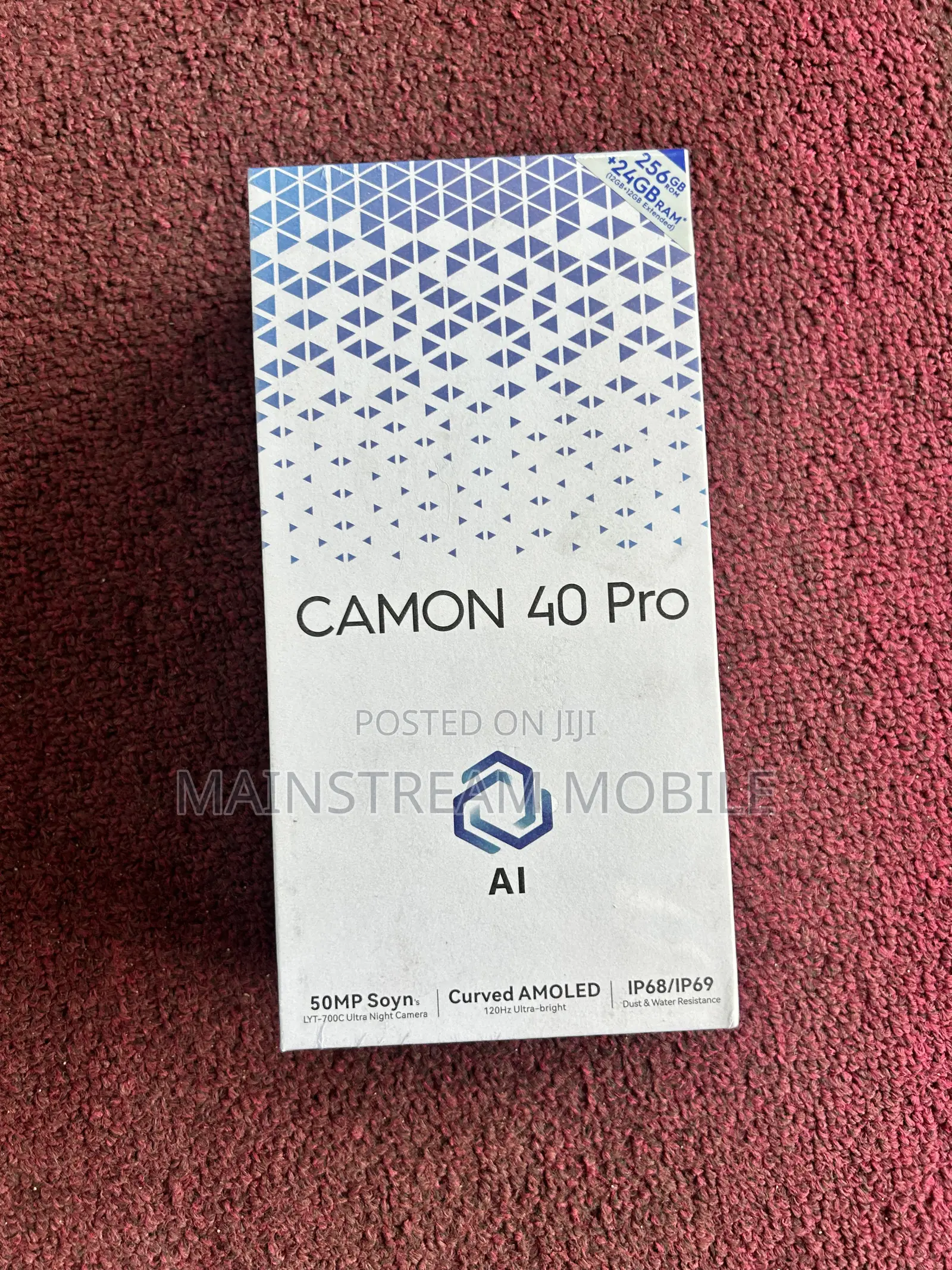 New Tecno Camon 40 Pro 5G 256 GB Black