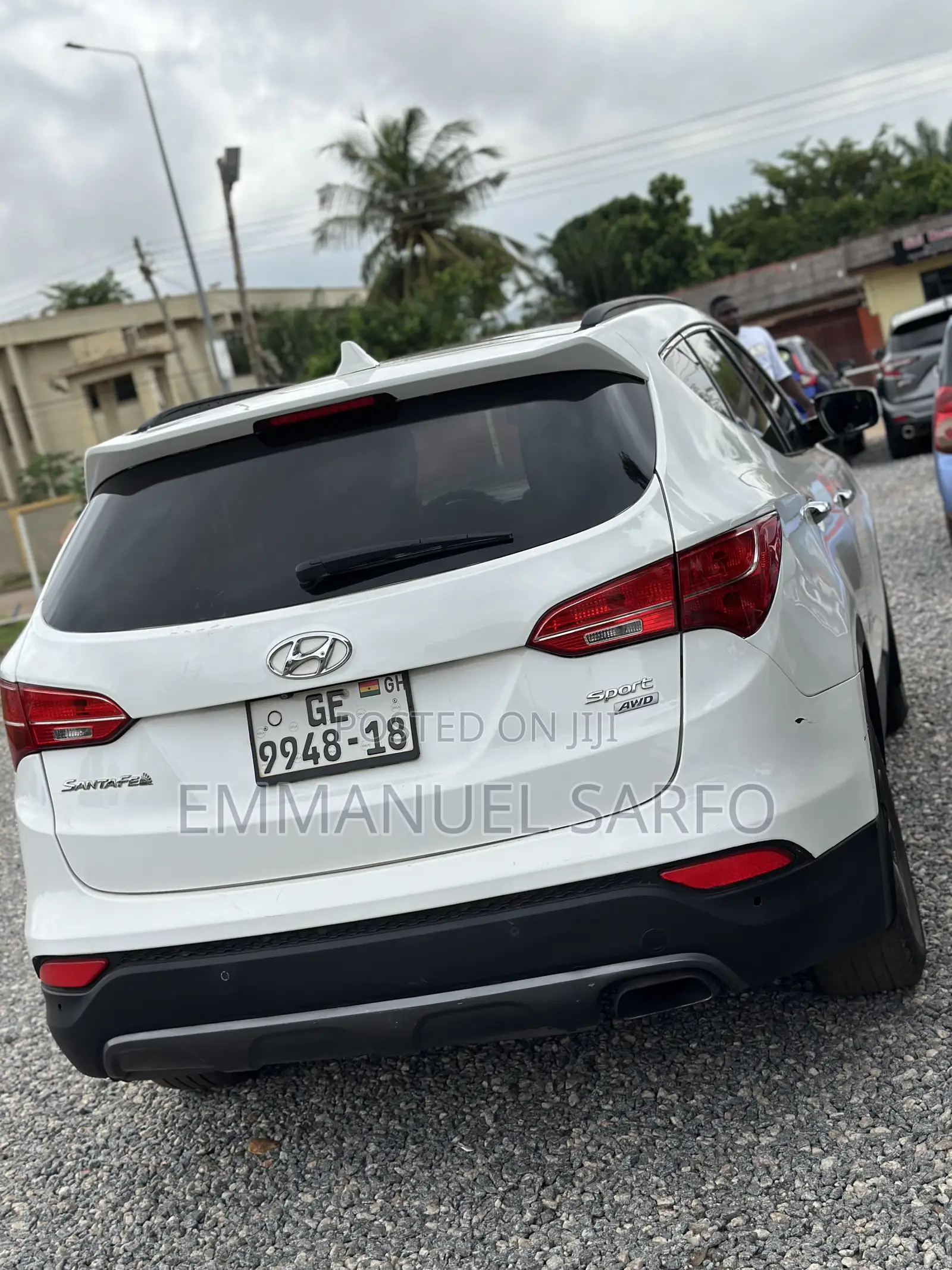 Hyundai Santa Fe Limited 4dr SUV (3.3L 6cyl 6A) 2015 White