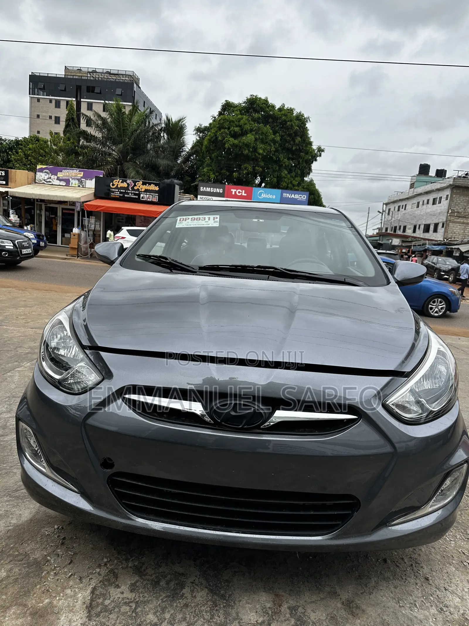 Hyundai Accent GLS 4dr Sedan (1.6L 4cyl 6A) 2015 Gray