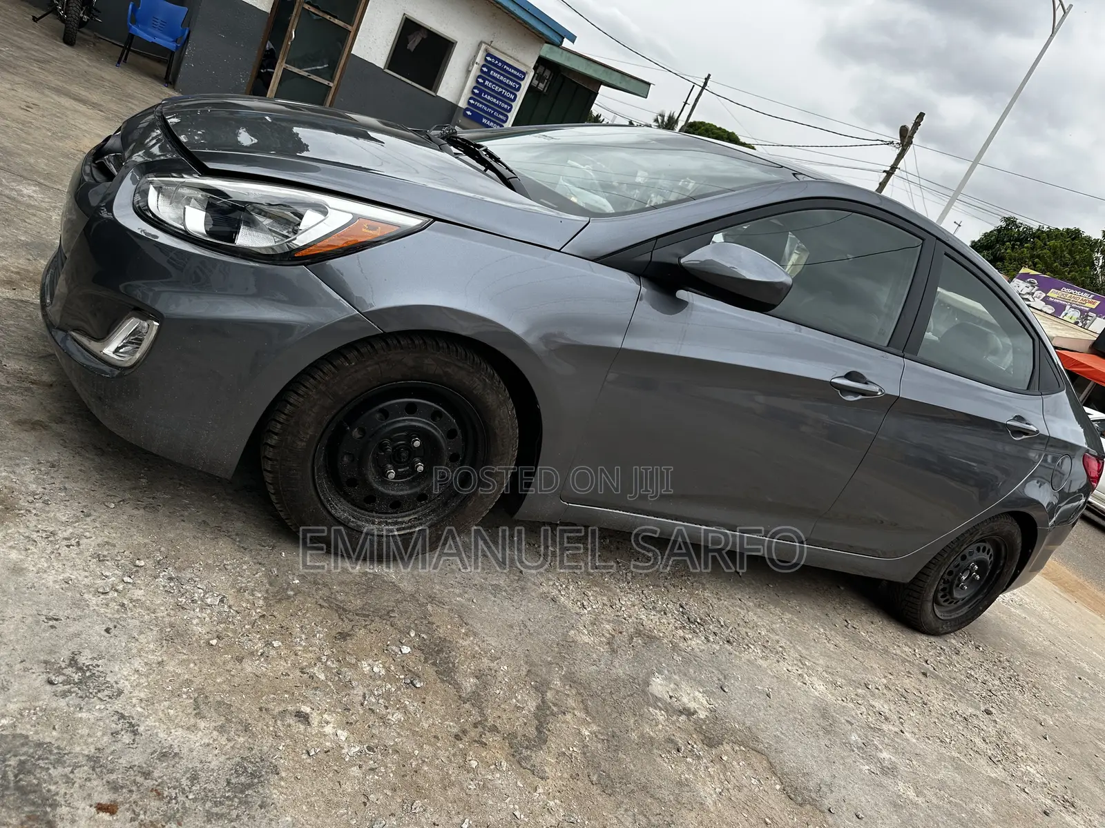 Hyundai Accent GLS 4dr Sedan (1.6L 4cyl 6A) 2015 Gray