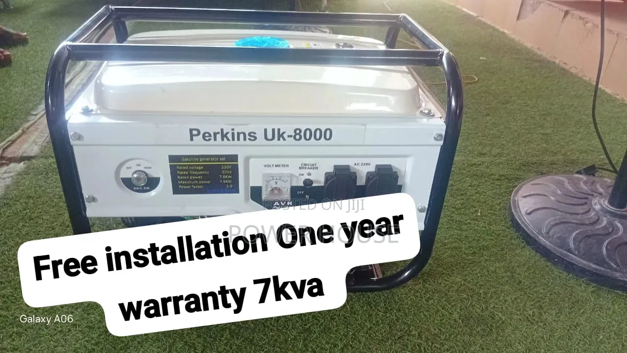 Power Your Business With the 7kva Robust Perkins 8000 Generator 7kva