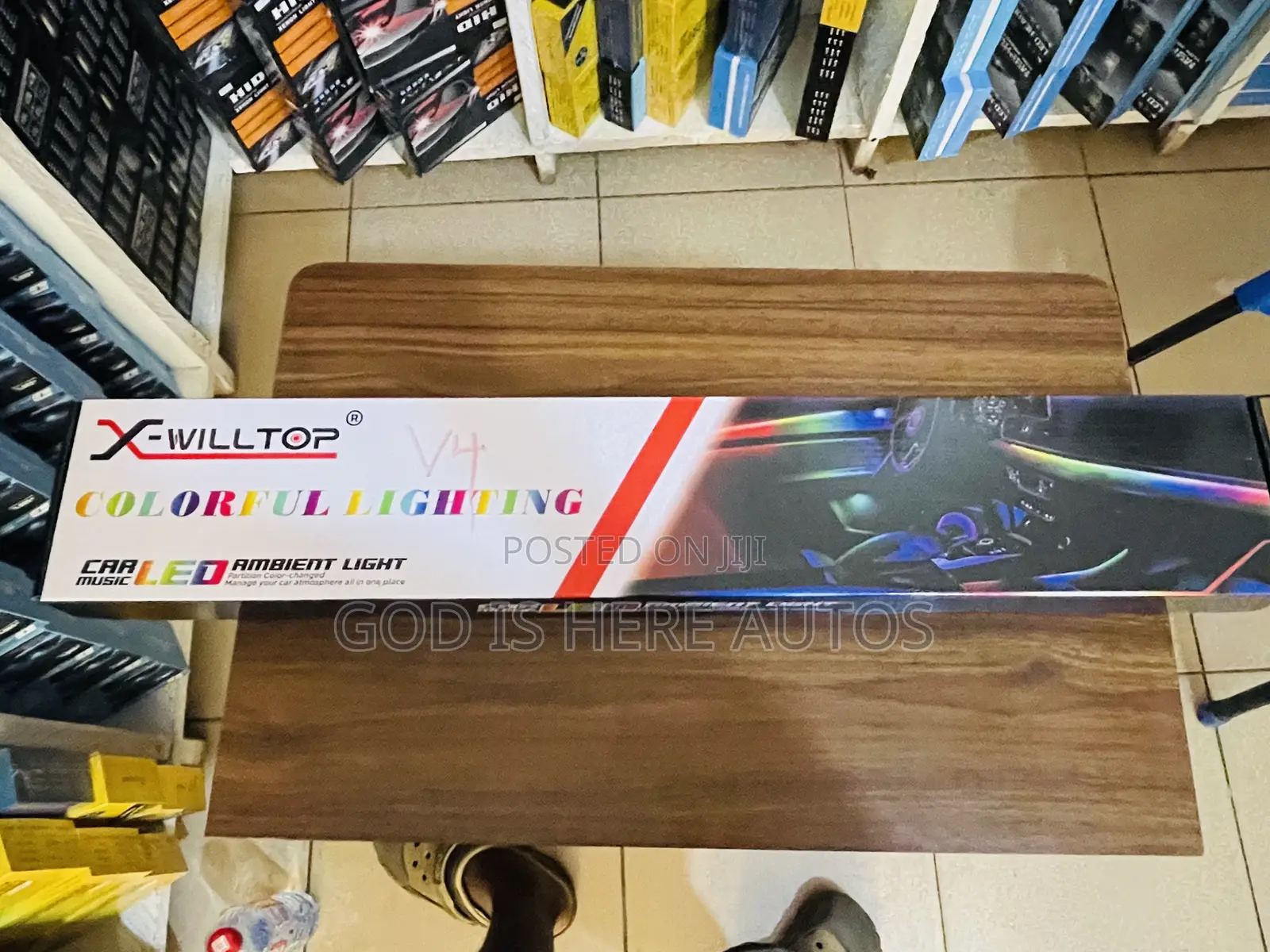 V4 Moving Stripe Ambient Lighting