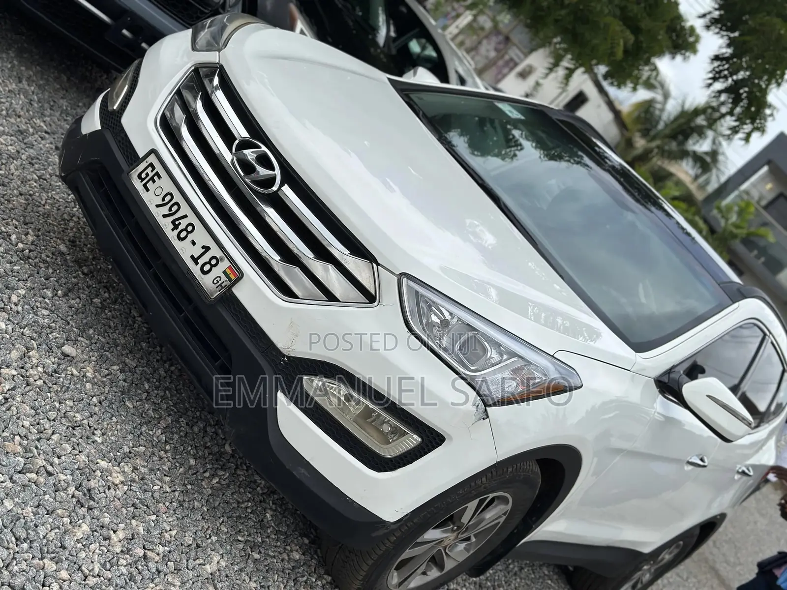 Hyundai Santa Fe Limited 4dr SUV (3.3L 6cyl 6A) 2015 White