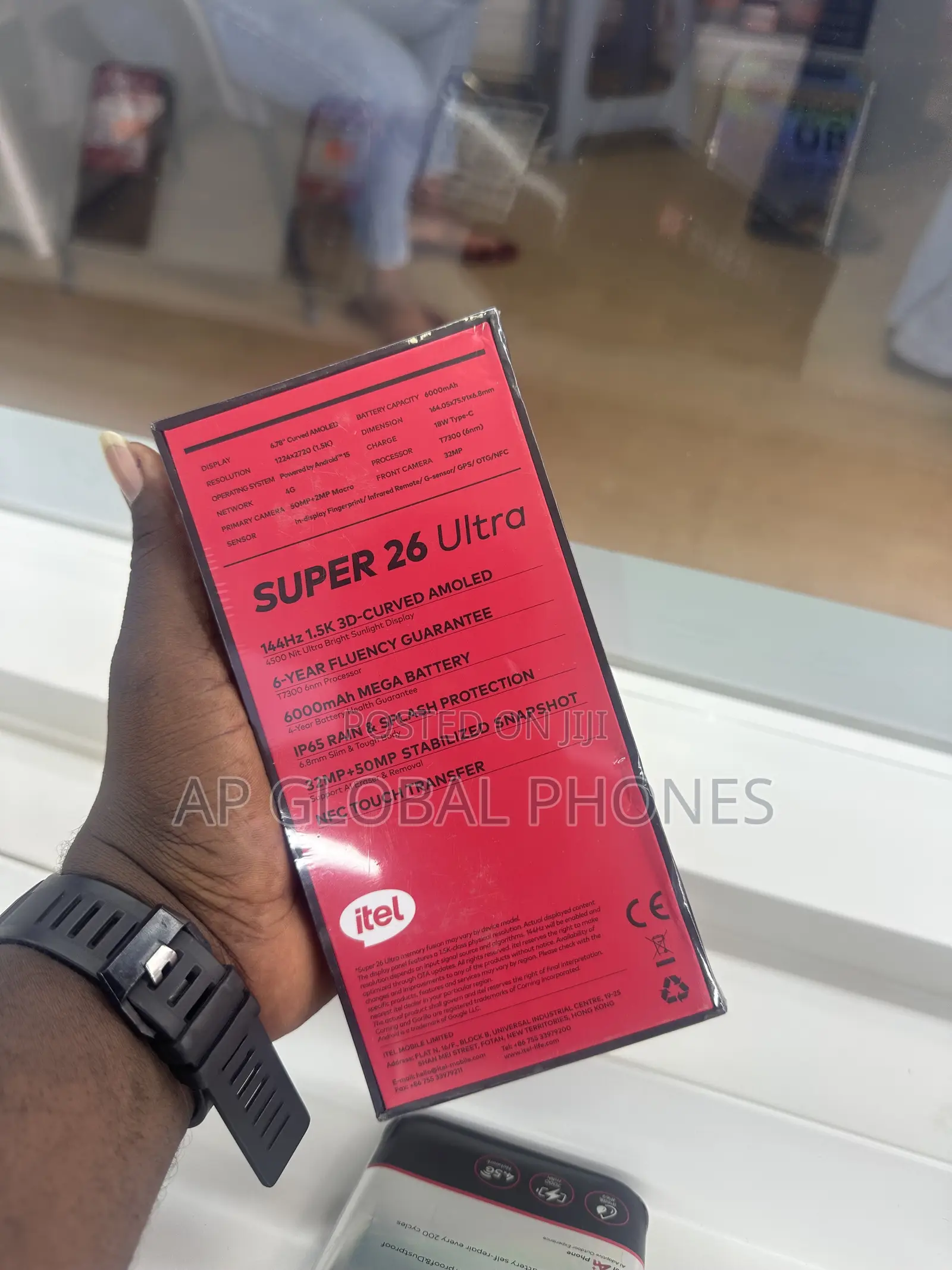 New Itel S26 Ultra 256 GB Black