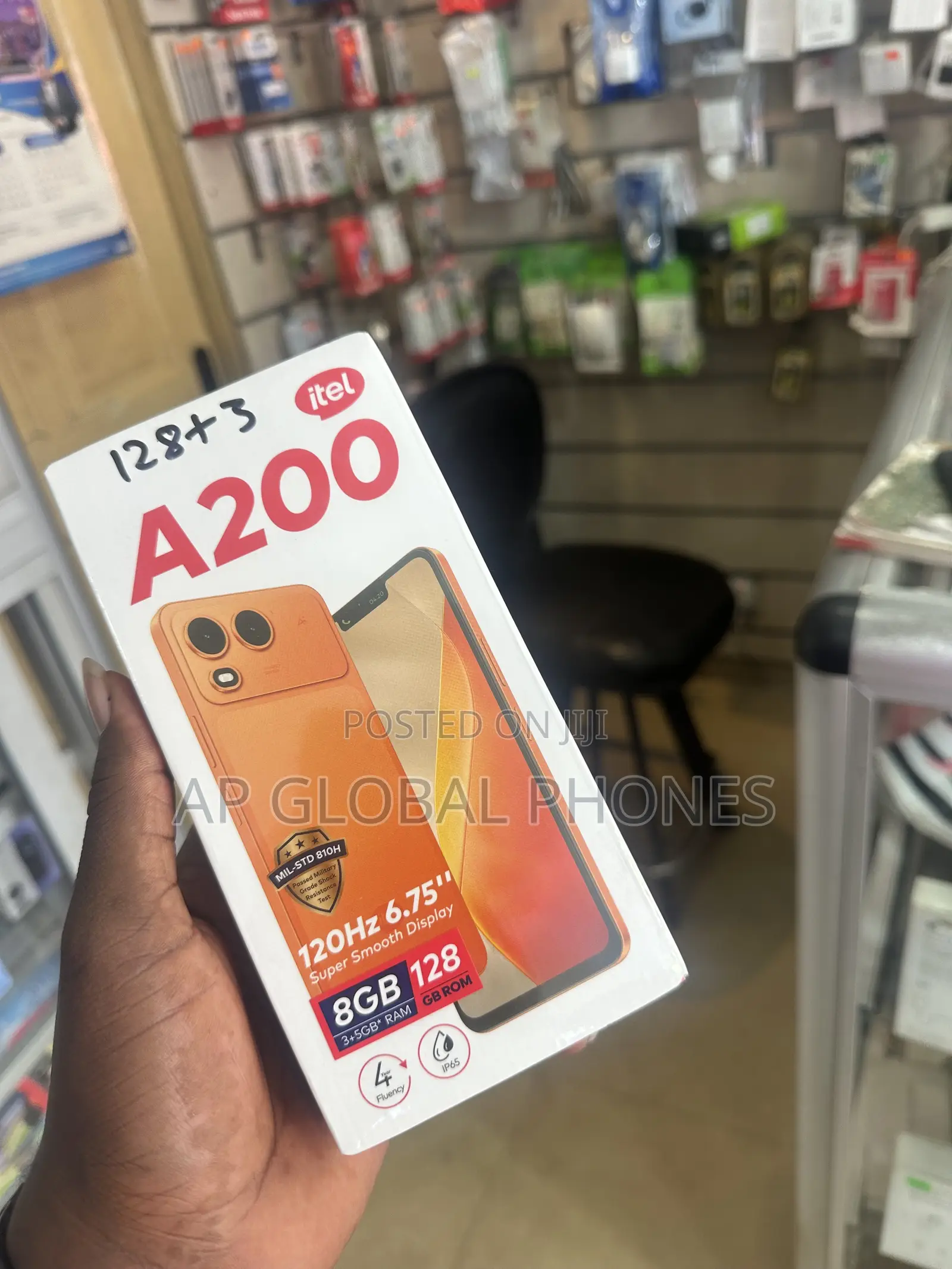 New Itel A200+ 128 GB Gold
