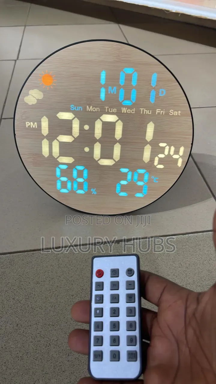 10"×10" Led Display Wall Clock