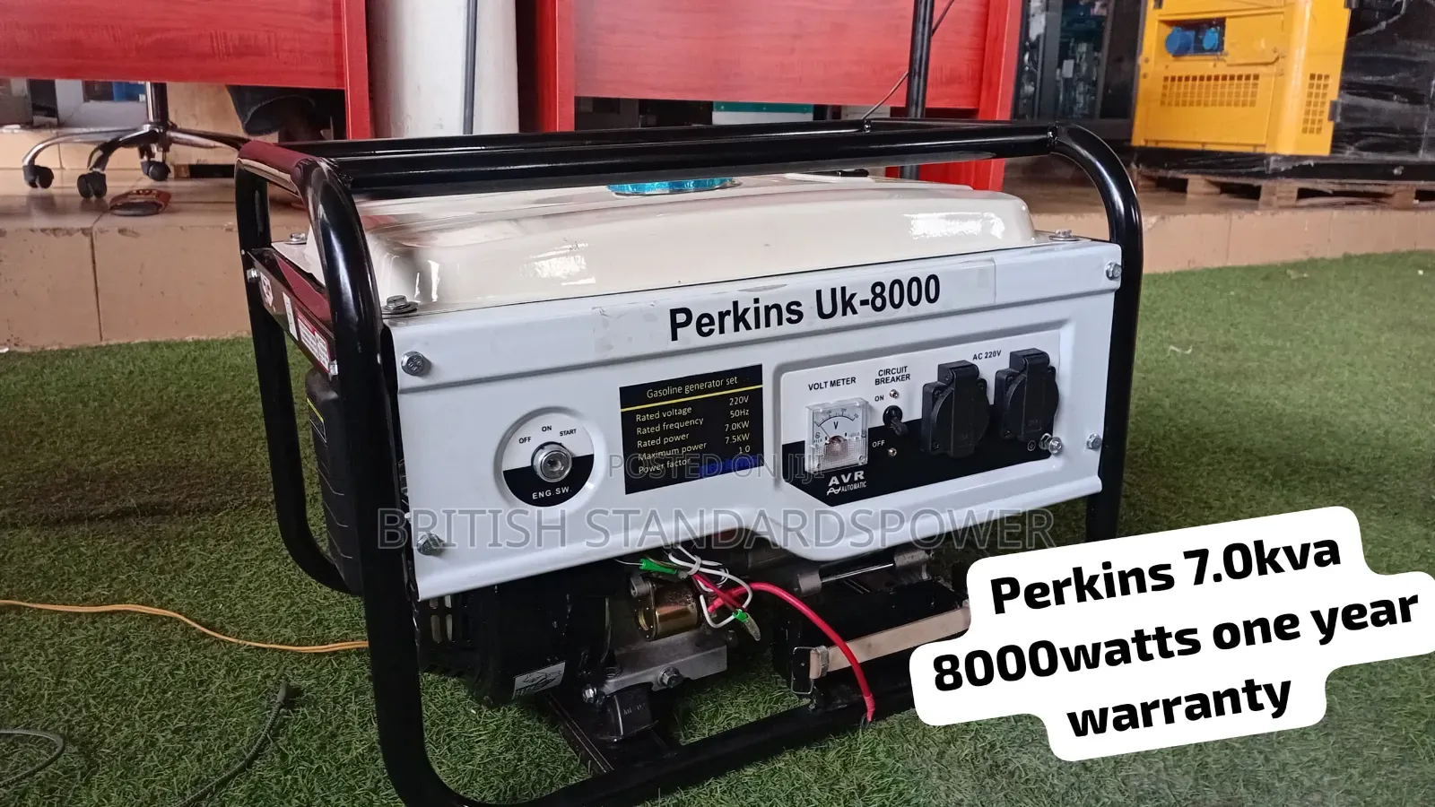 Rugged Perkins 7.0kva Generator – Engineered for Long-Lasting Power