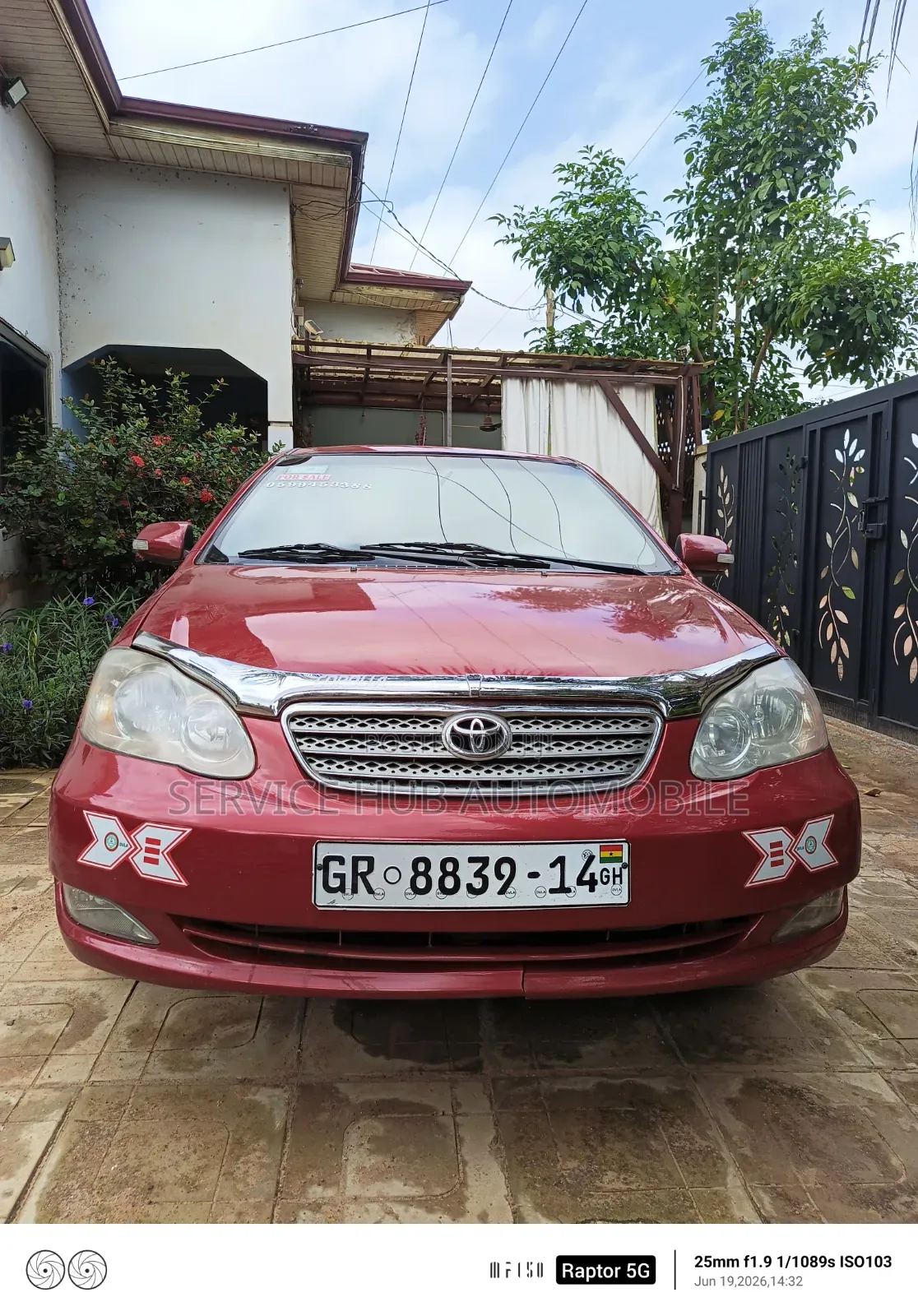 Toyota Corolla 2007 Red