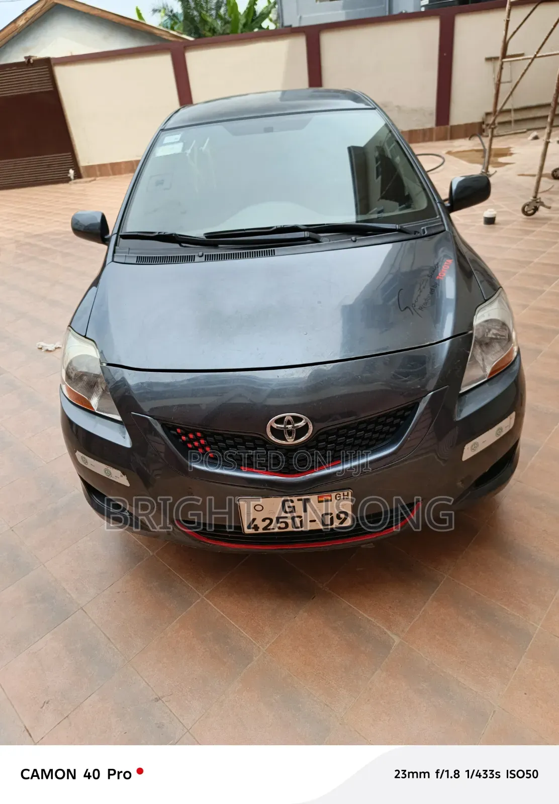 Toyota Yaris 2008 Black