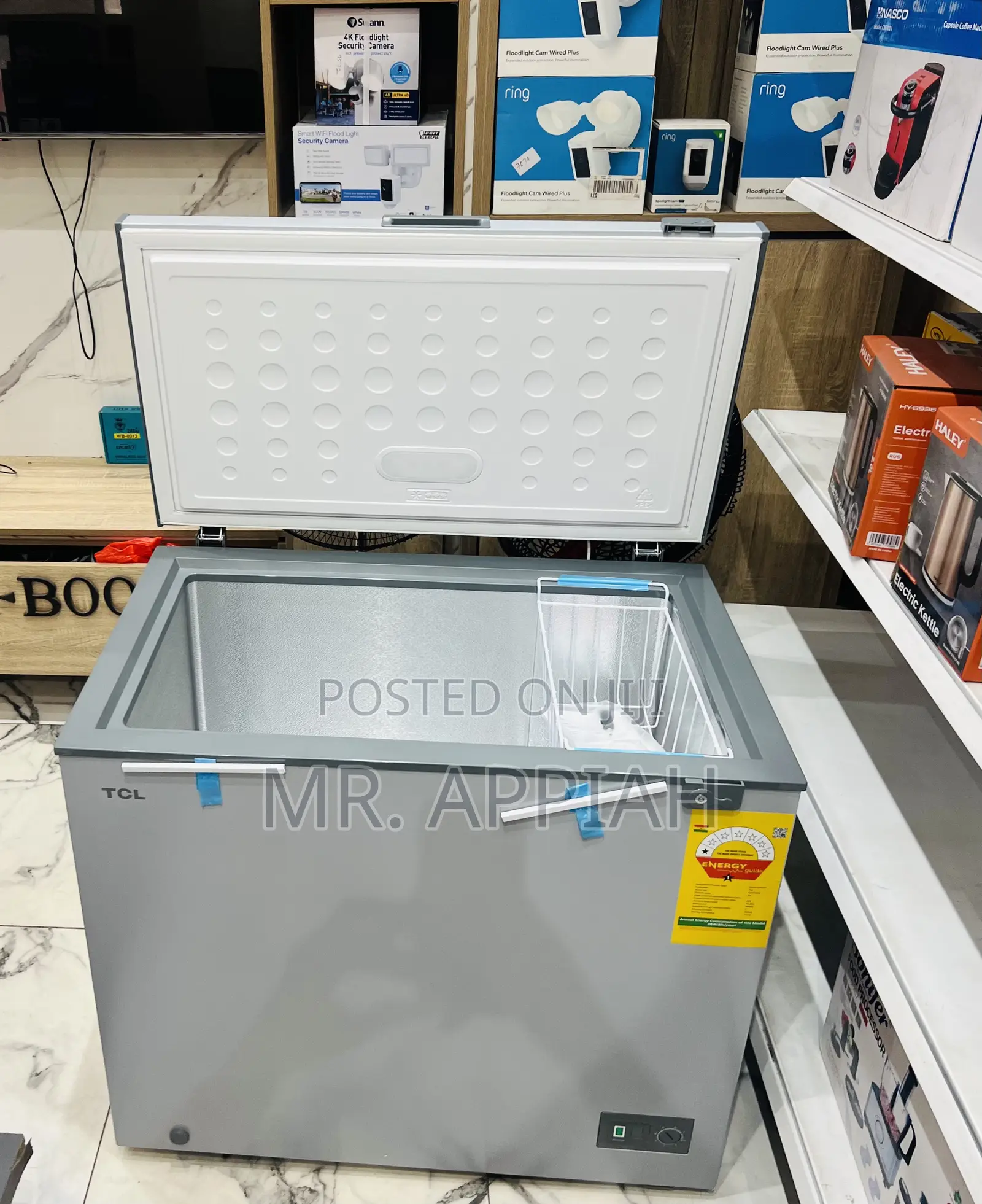 Get Unique TCL Chest Freezer(Gray) 