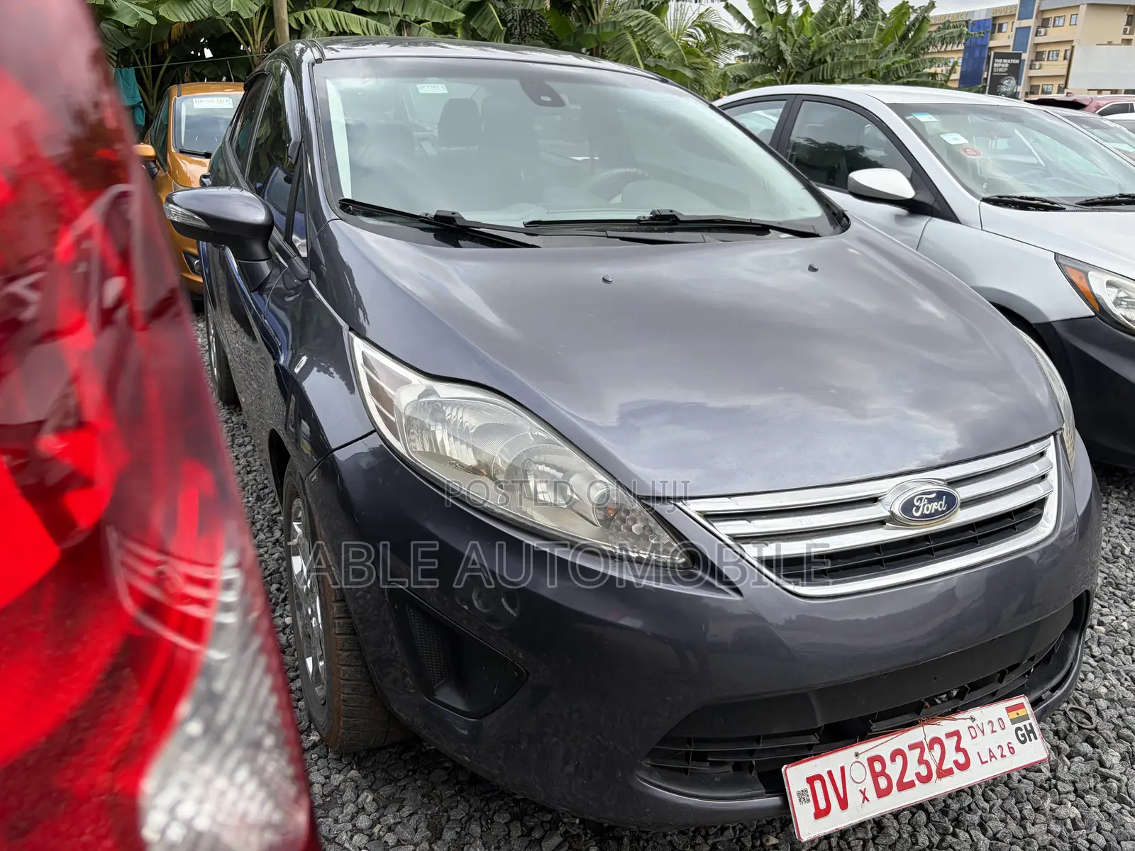 Ford Fiesta S Sedan 2013 Gray