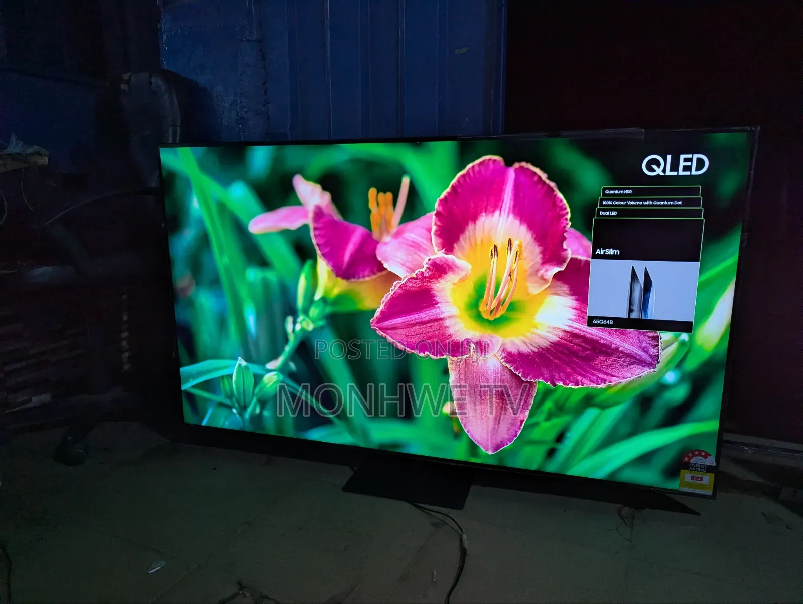 European Grade a Samsung Qled 65 Inchies Premium Display Tv