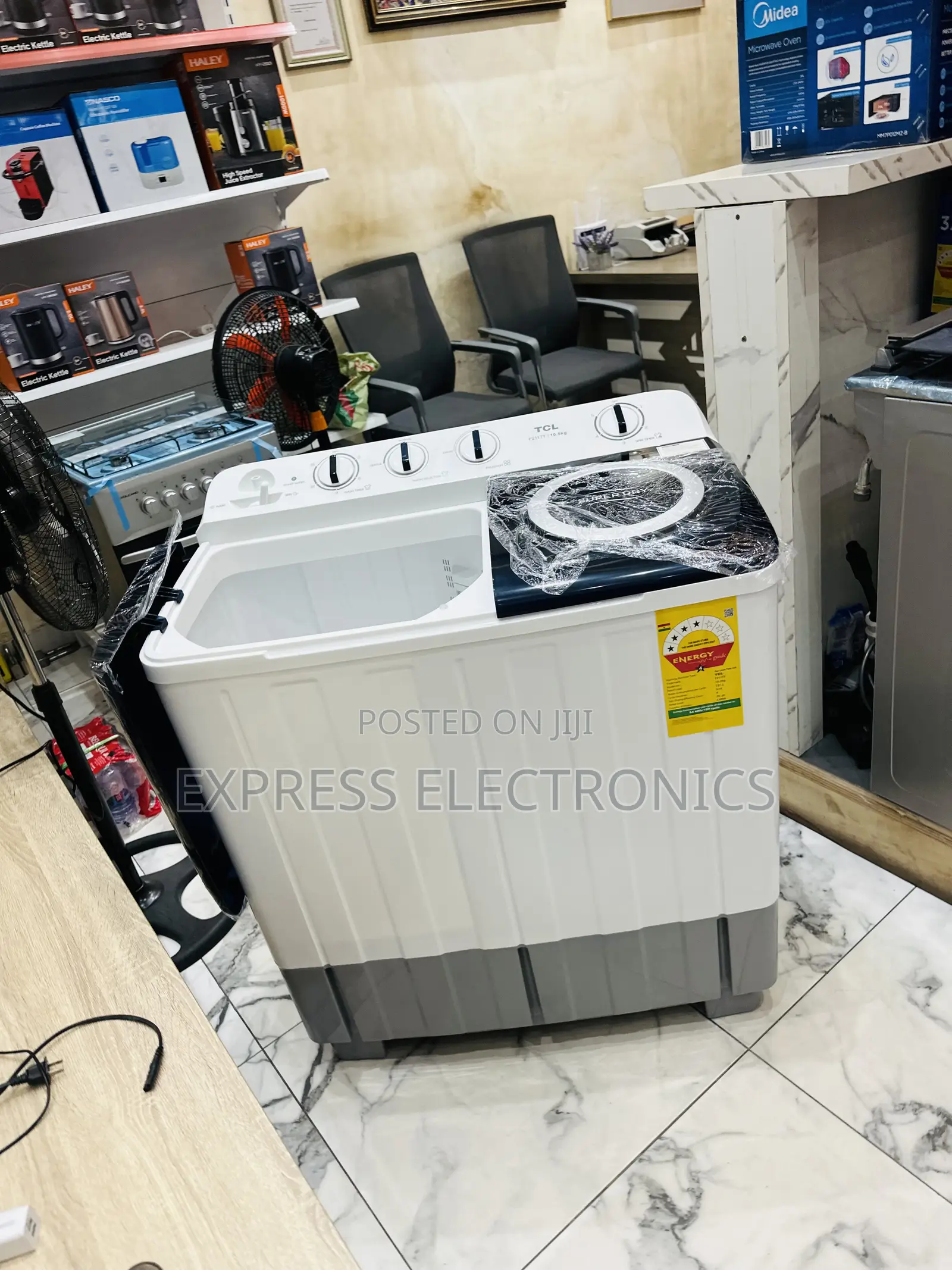Zealous Sleek Wm Topload Twintub TCL 10.5hp
