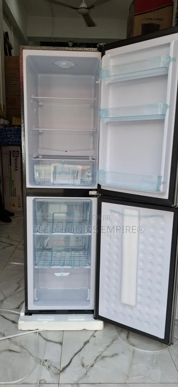 Energy Efficient 196ltrs Nasco Bottom Freezer Fridge