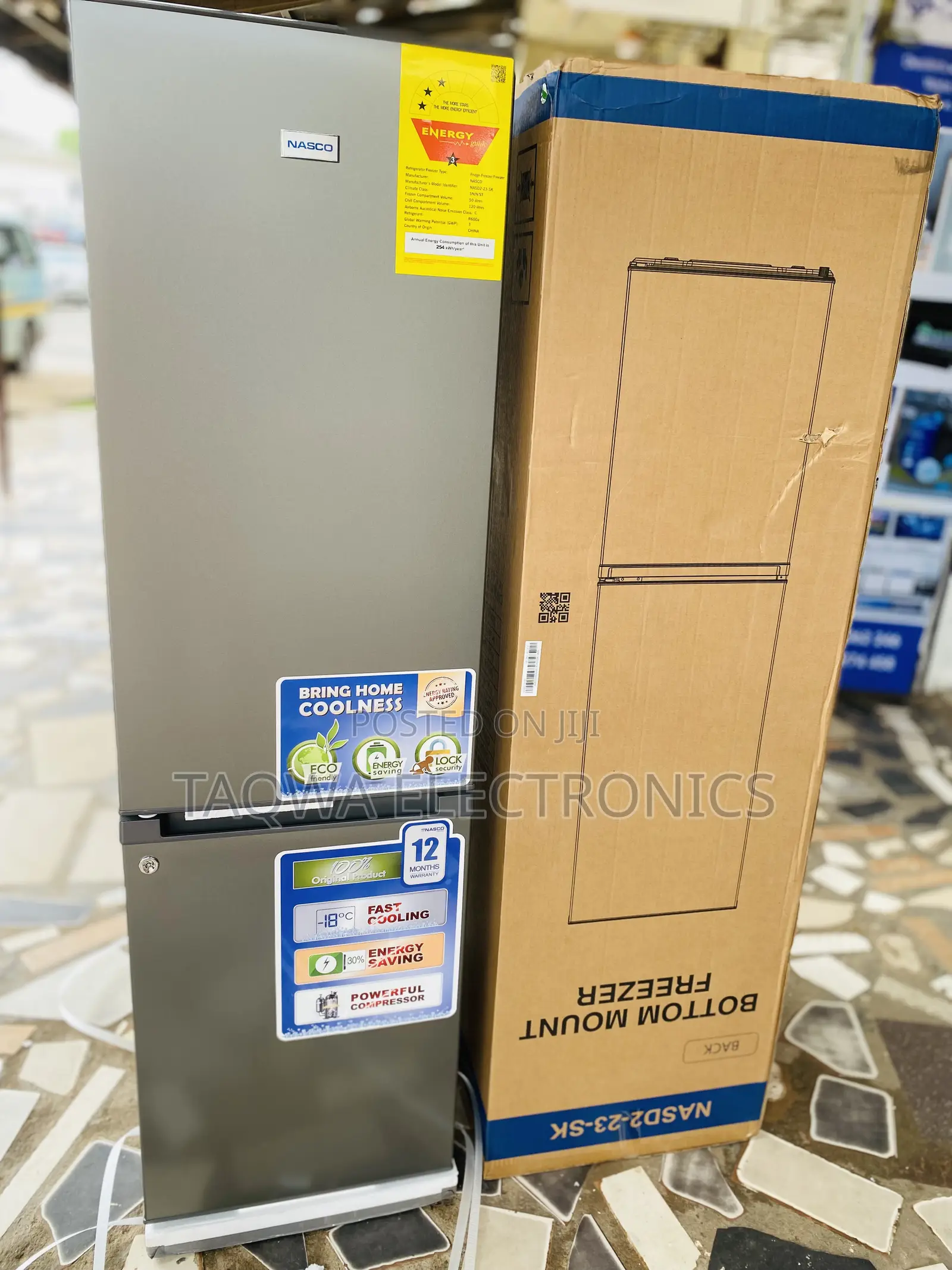 Fast Cooling Nasco-170-Litres Refrigerator