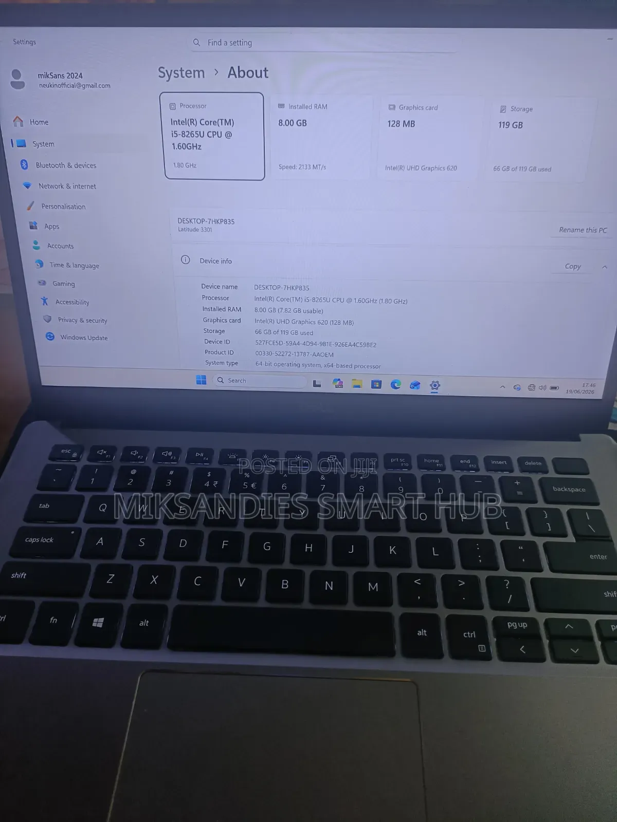 Laptop Dell Latitude 3301 8GB Intel Core i5 SSD 256GB