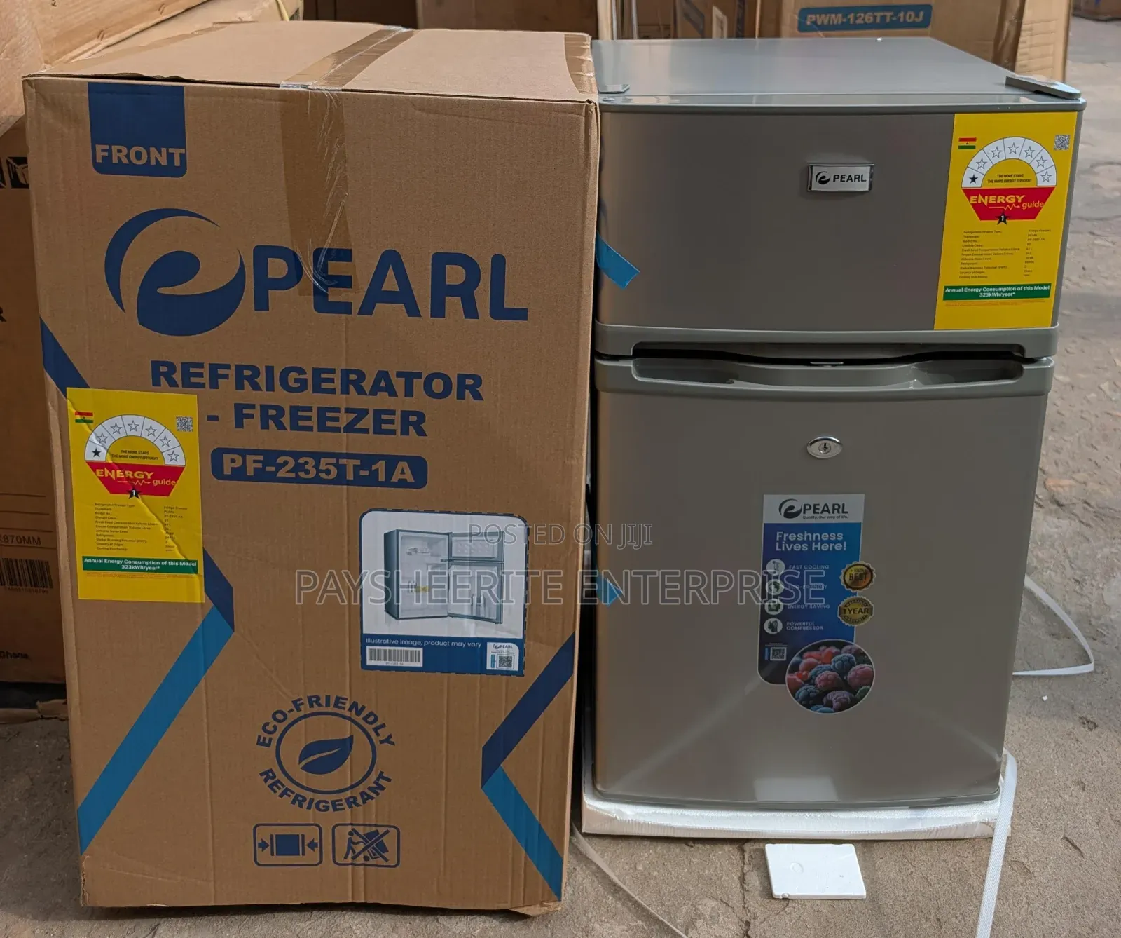 Pearl Table Top Double Door Fridge.Ghc1850