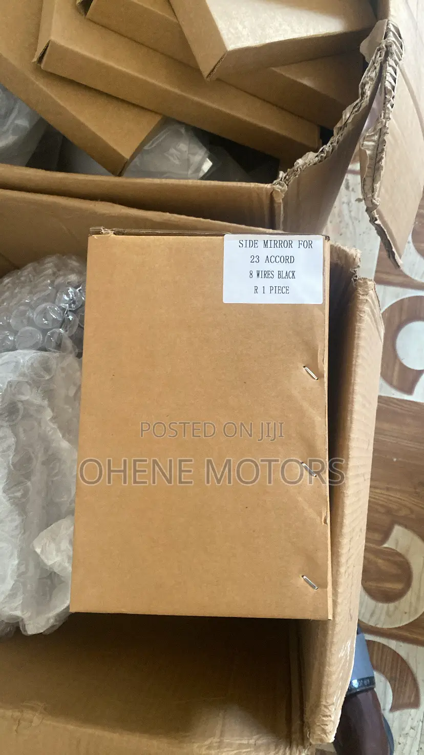 Honda Accord 2023 Side Mirror Black Right 1 Piece Available