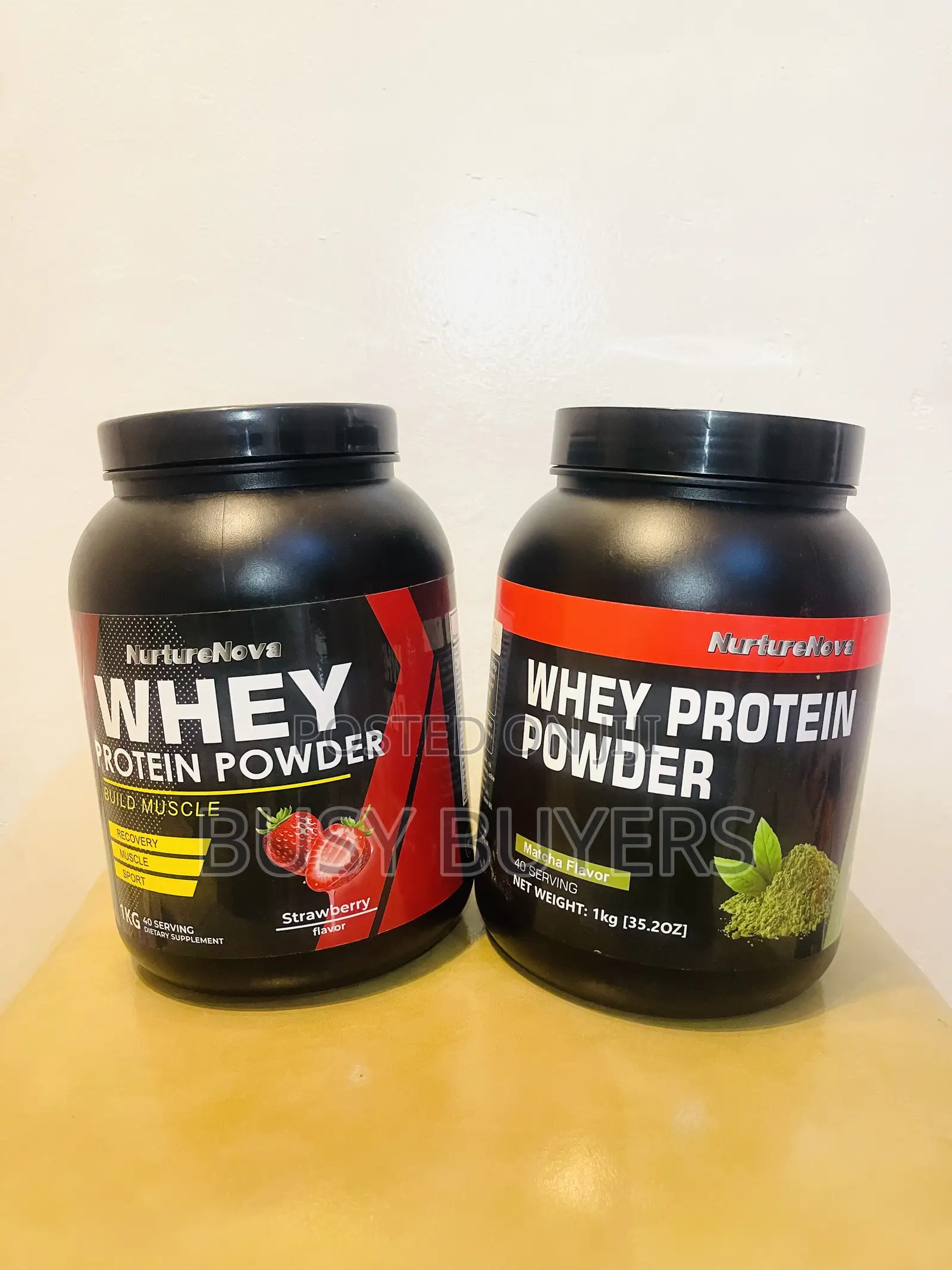 Whey Protein Powder(Comes in 2 Different Flavors)