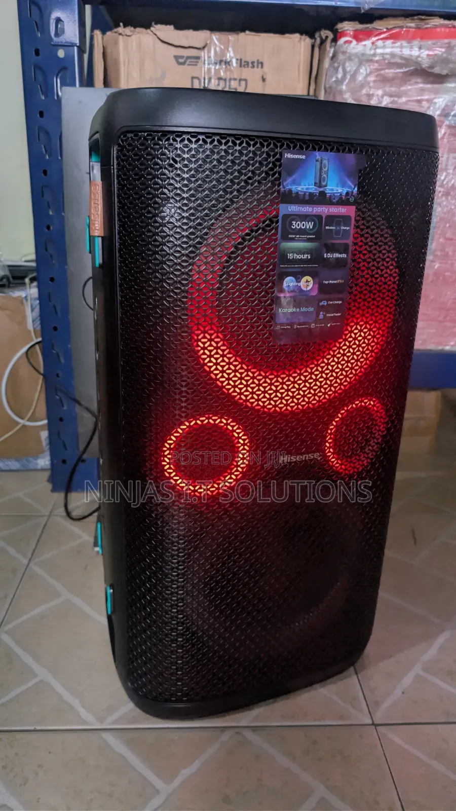 Hisense 2.0ch Wireless Indoor Outdoor Sound System Hp100
