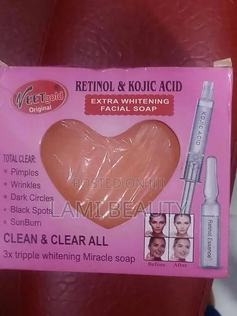 Veet Gold Retinol Kojic Acid Extra Whitening Facial Soap