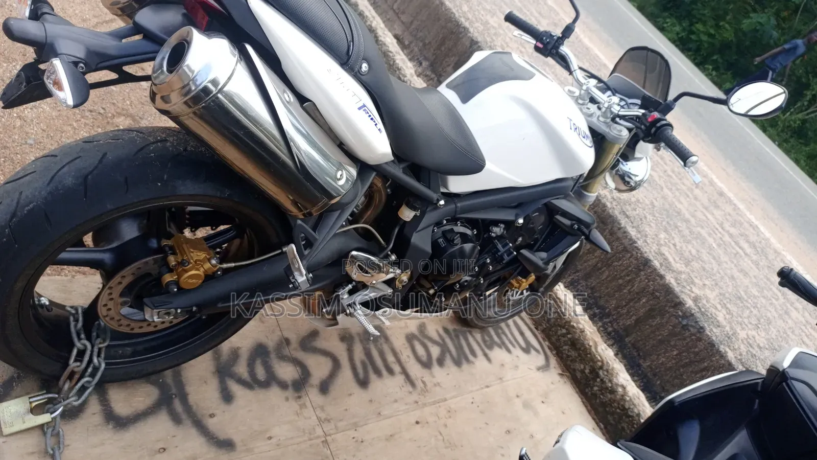 New Triumph Speed Triple 2018 White