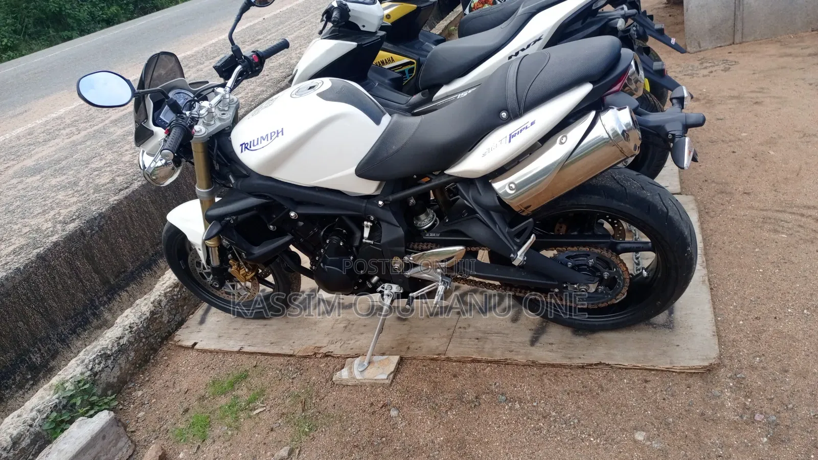 New Triumph Speed Triple 2018 White