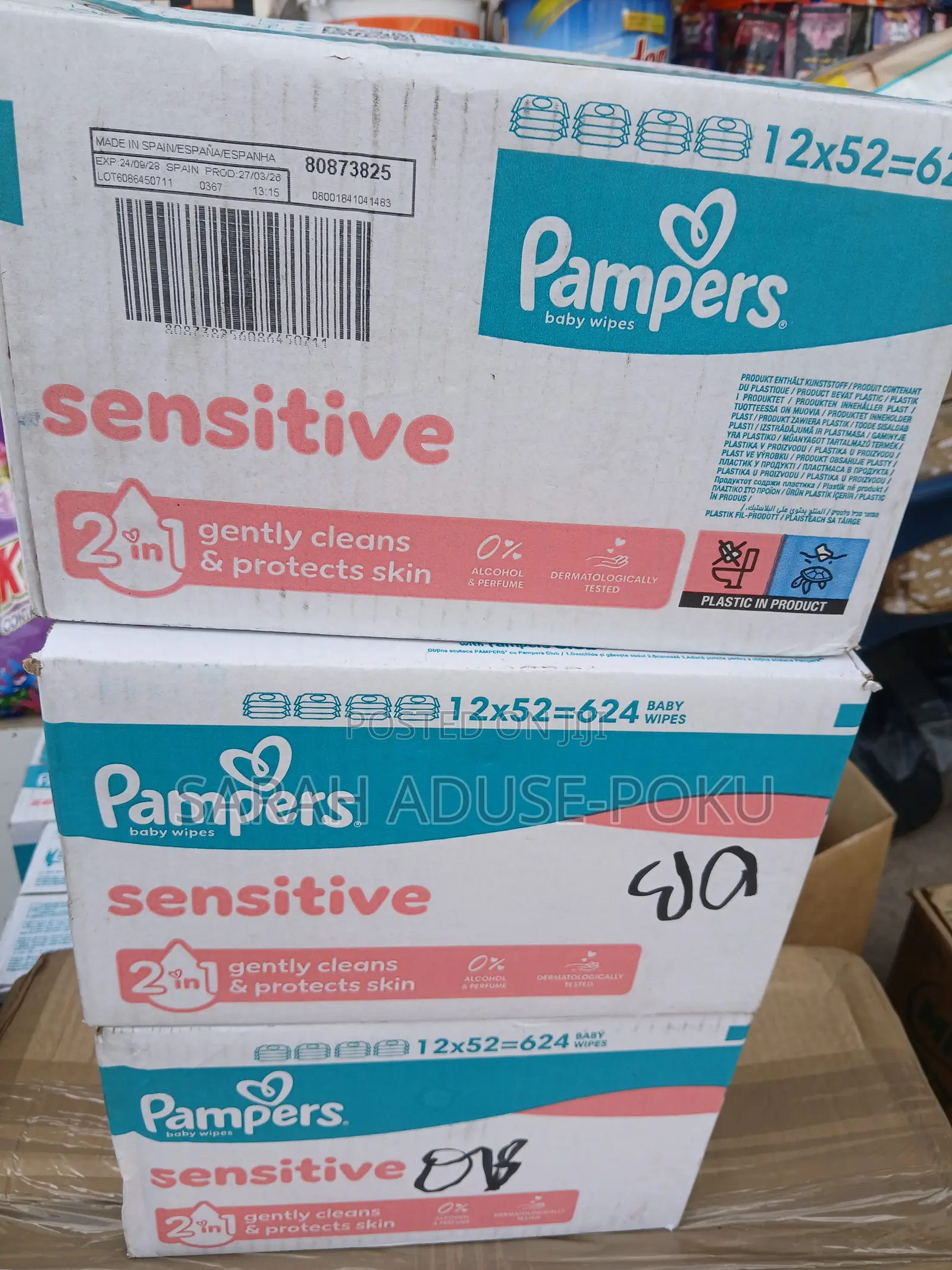 Pampers Sensitive Wipes