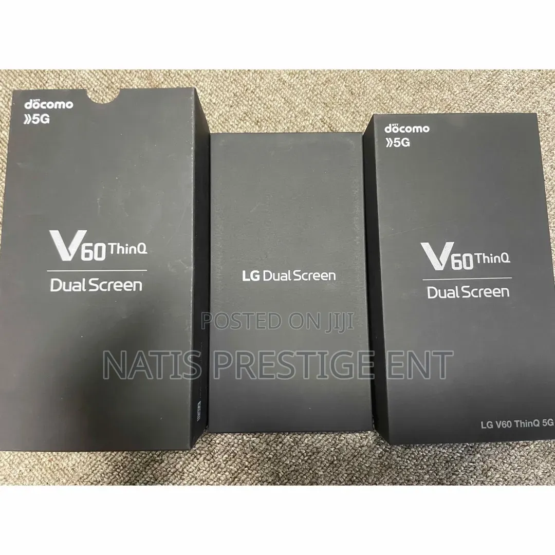 New LG V60 ThinQ 5G UW 128 GB Black
