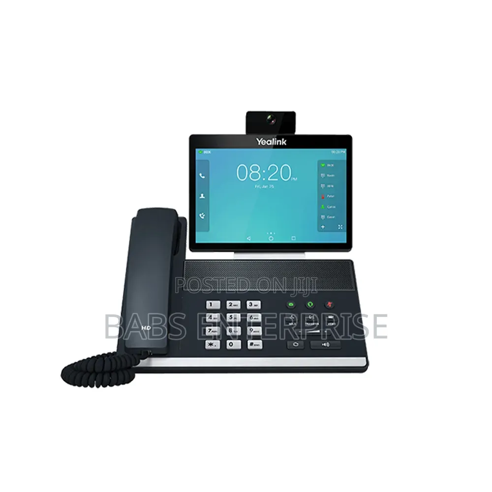 Yealink Vp59 Smart Video Ip Phone-16 Voip Accounts Touch Scre Wifi Poe