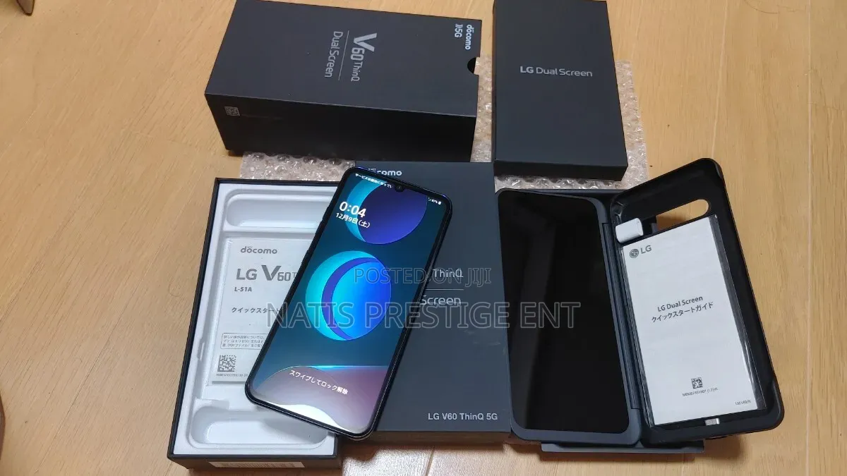 New LG V60 ThinQ 5G UW 128 GB Black