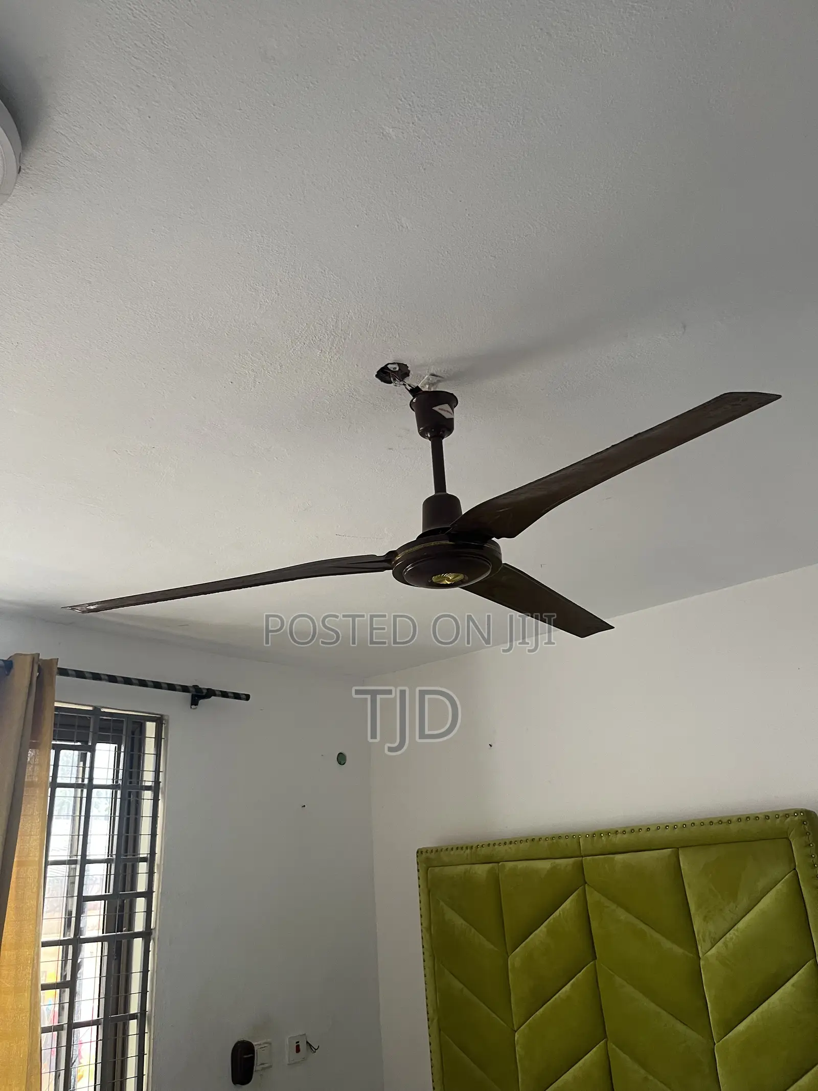 2 Used Ceiling Fans Short and Long Blade