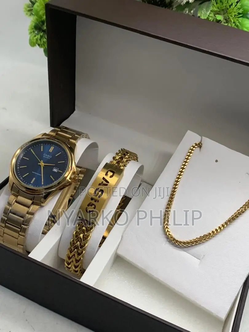 Men Watch Set/ Watch Box
