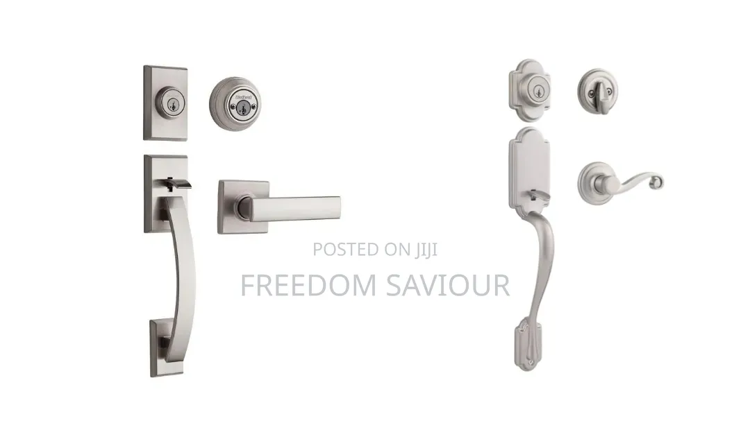 Front Door Deadbolt Lock Pull Handle Set