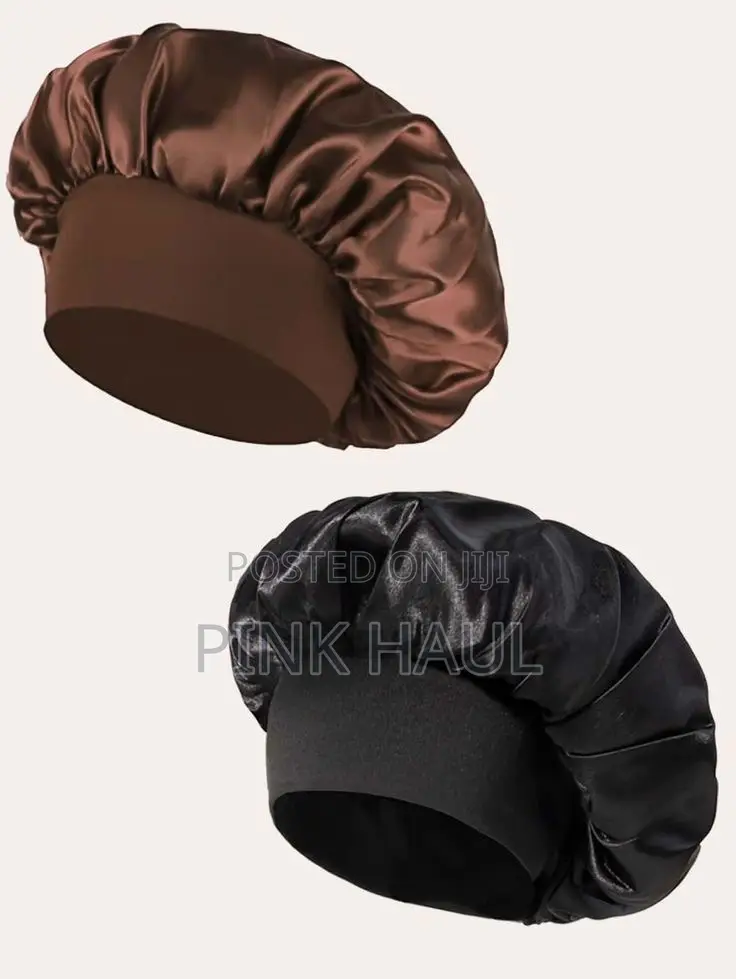 Satin Hair Bonnet With Band