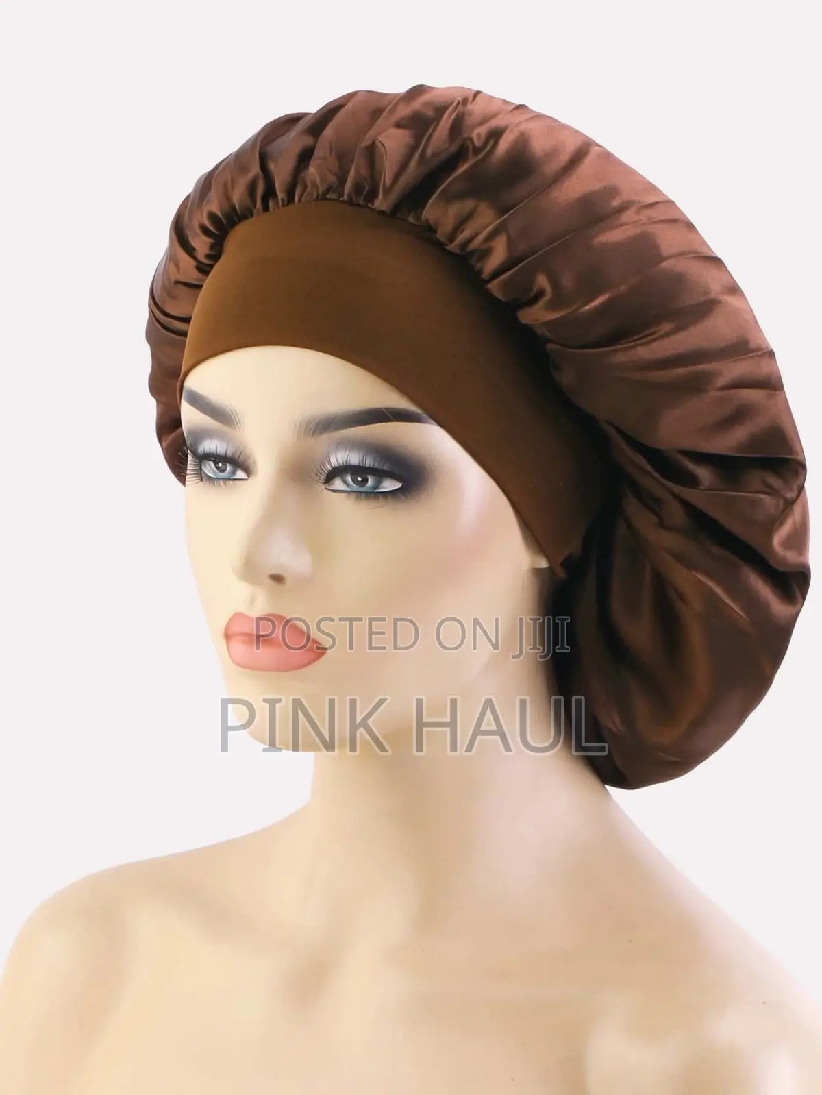 Satin Hair Bonnet With Band