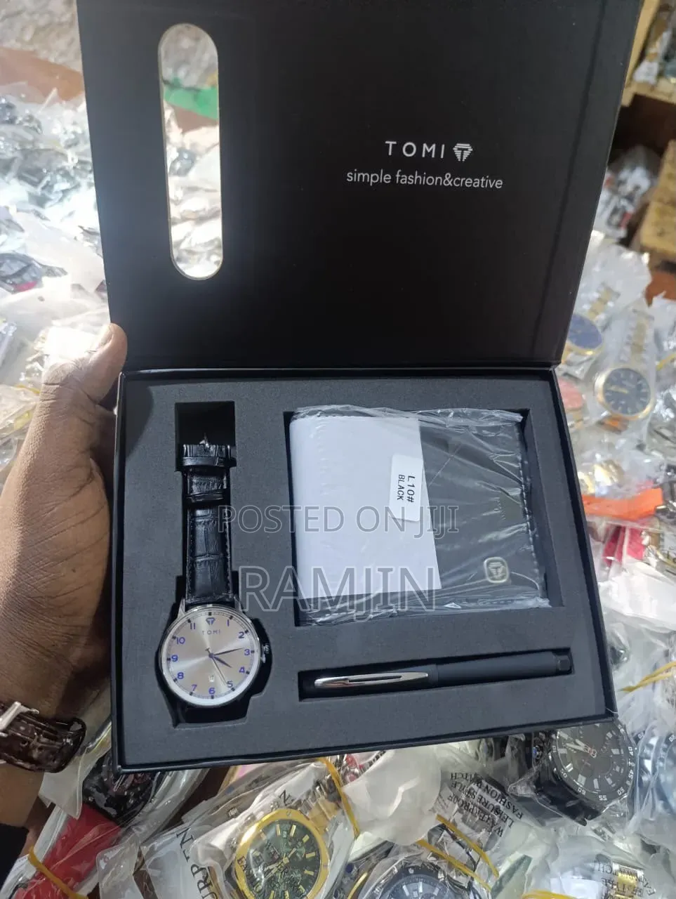 Tomi Men Gift Set (Wallet-Pen-Watch)