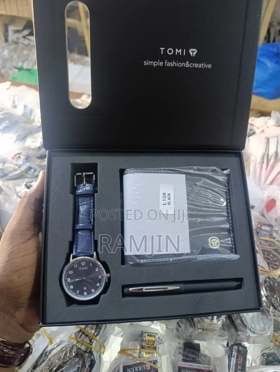 Tomi Men Gift Set (Wallet-Pen-Watch)