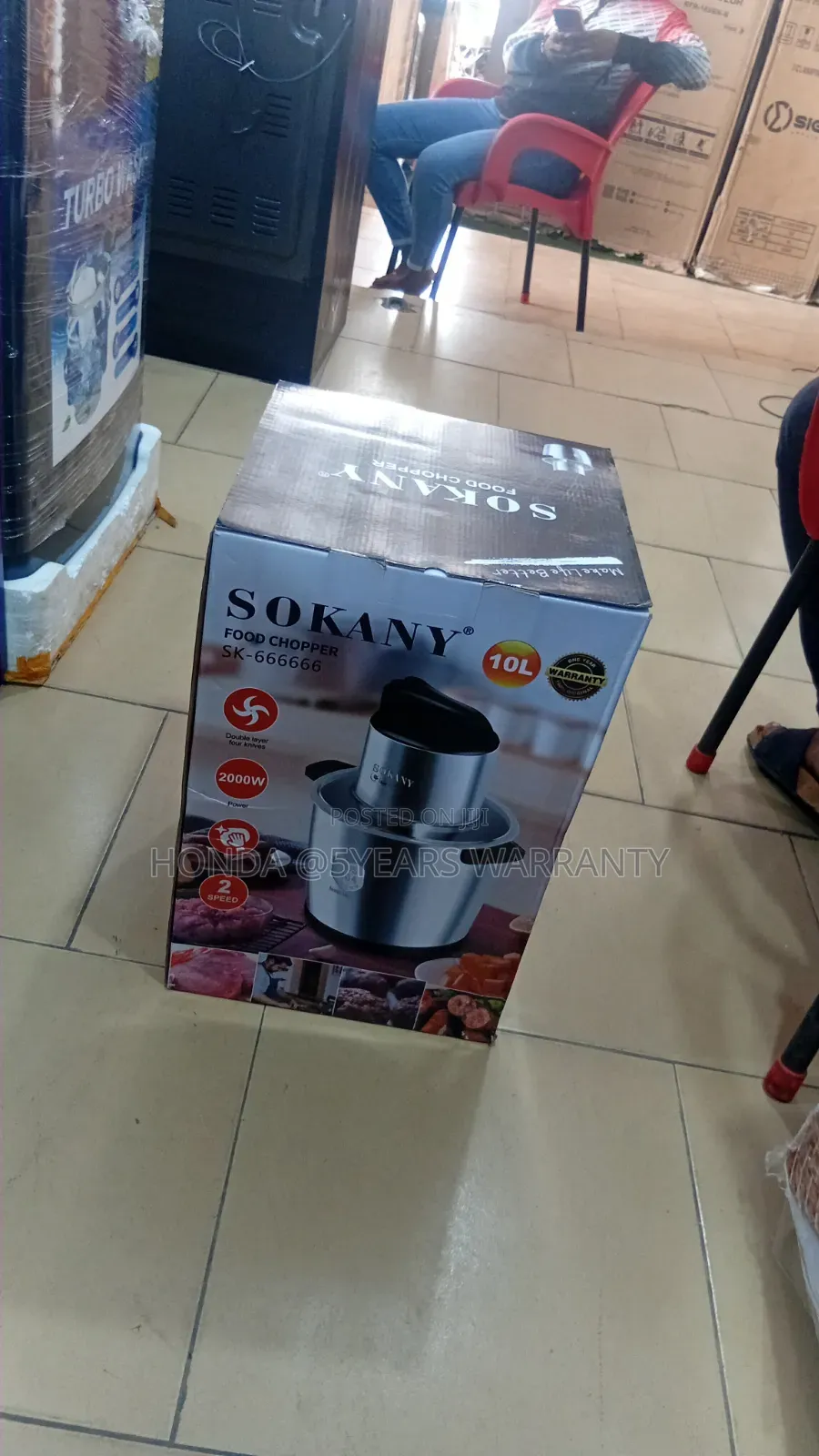 High-Speed Sokany Food Chopper – Make Fufu Faster and Easier Than Ever