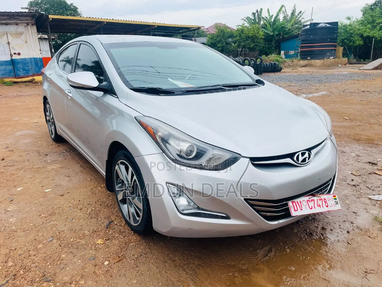 Hyundai Elantra Limited 4dr Sedan (1.8L 4cyl 6A) 2014 Silver
