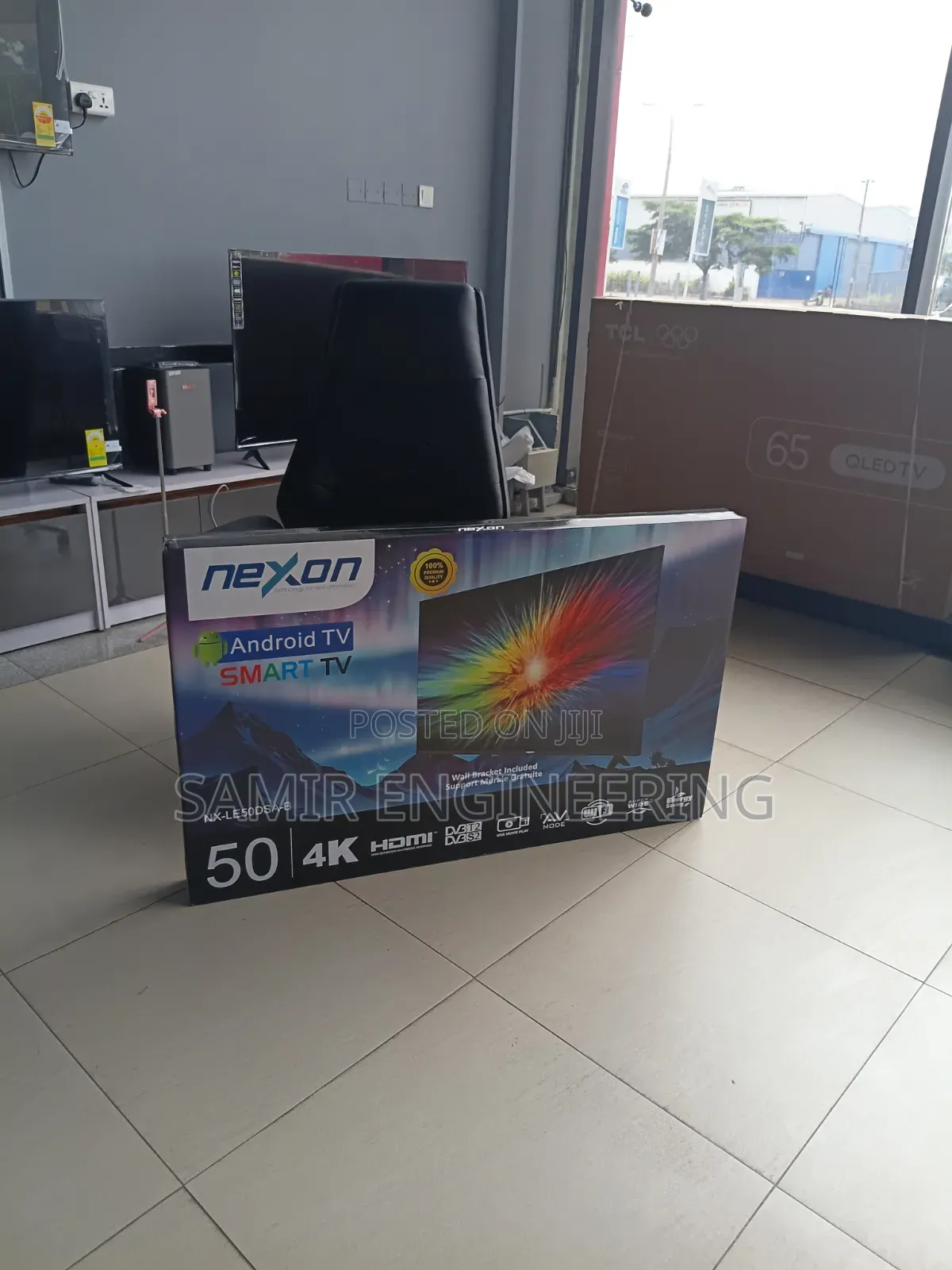 Nexon 50" Nx-Le50dsa-B Smart Android Tv: Cinematic Entertainment