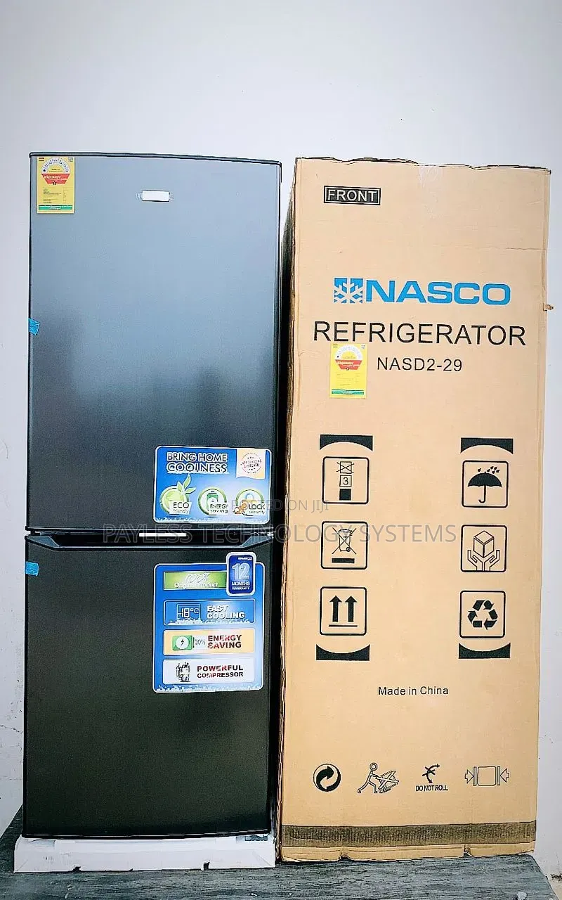 Nasco Nasd2-29 229litre Double Door Bottom Freezer Refrigerator