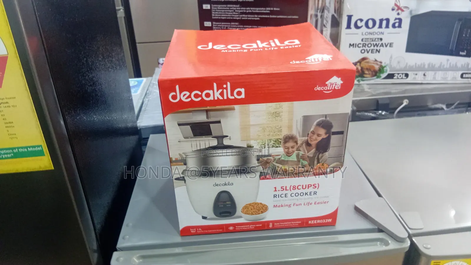  Cook Delicious Meals With the Compact Decakila 1.5l Rice Cooker