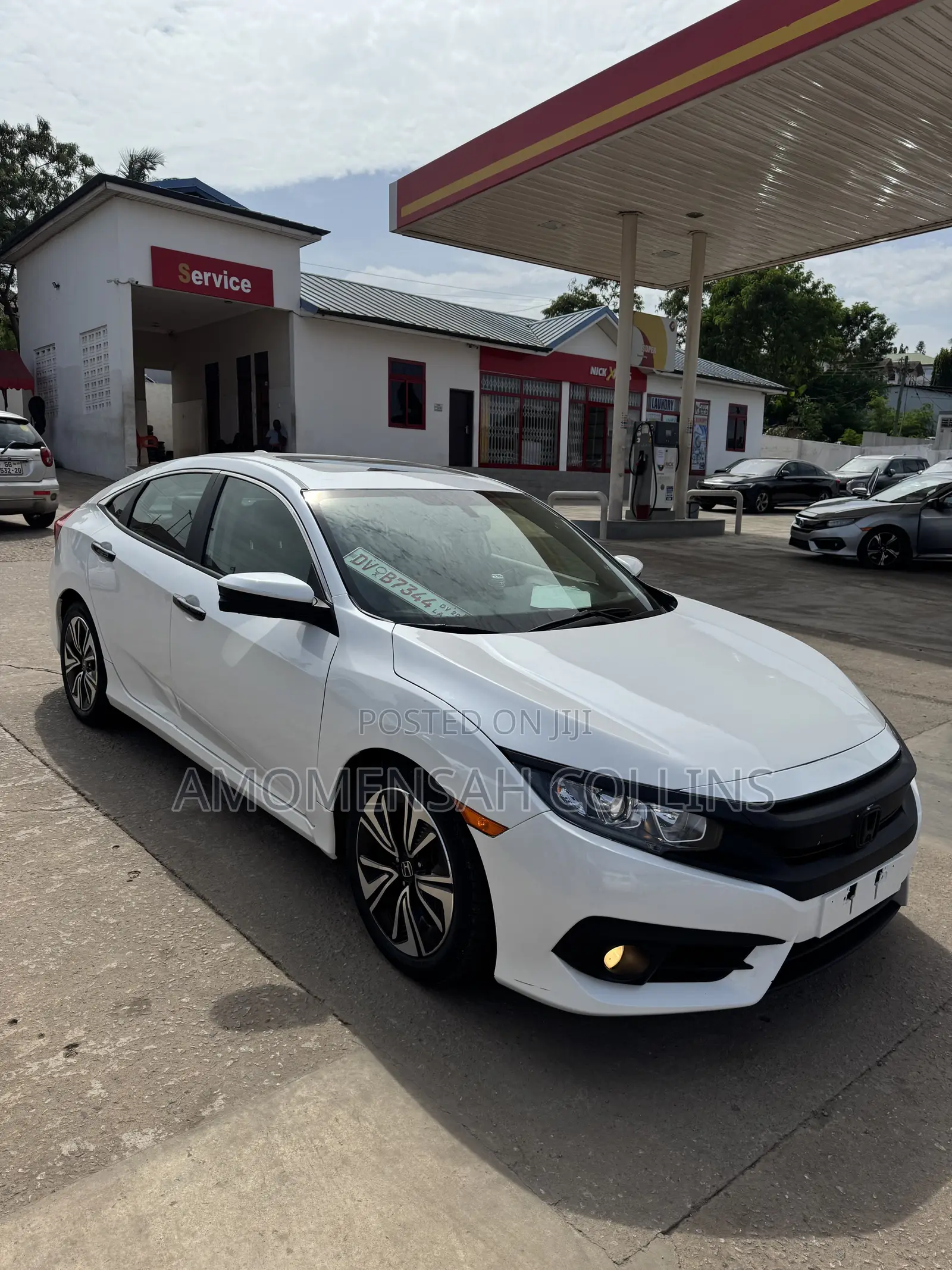 Honda Civic EX-L Sedan 2018 White