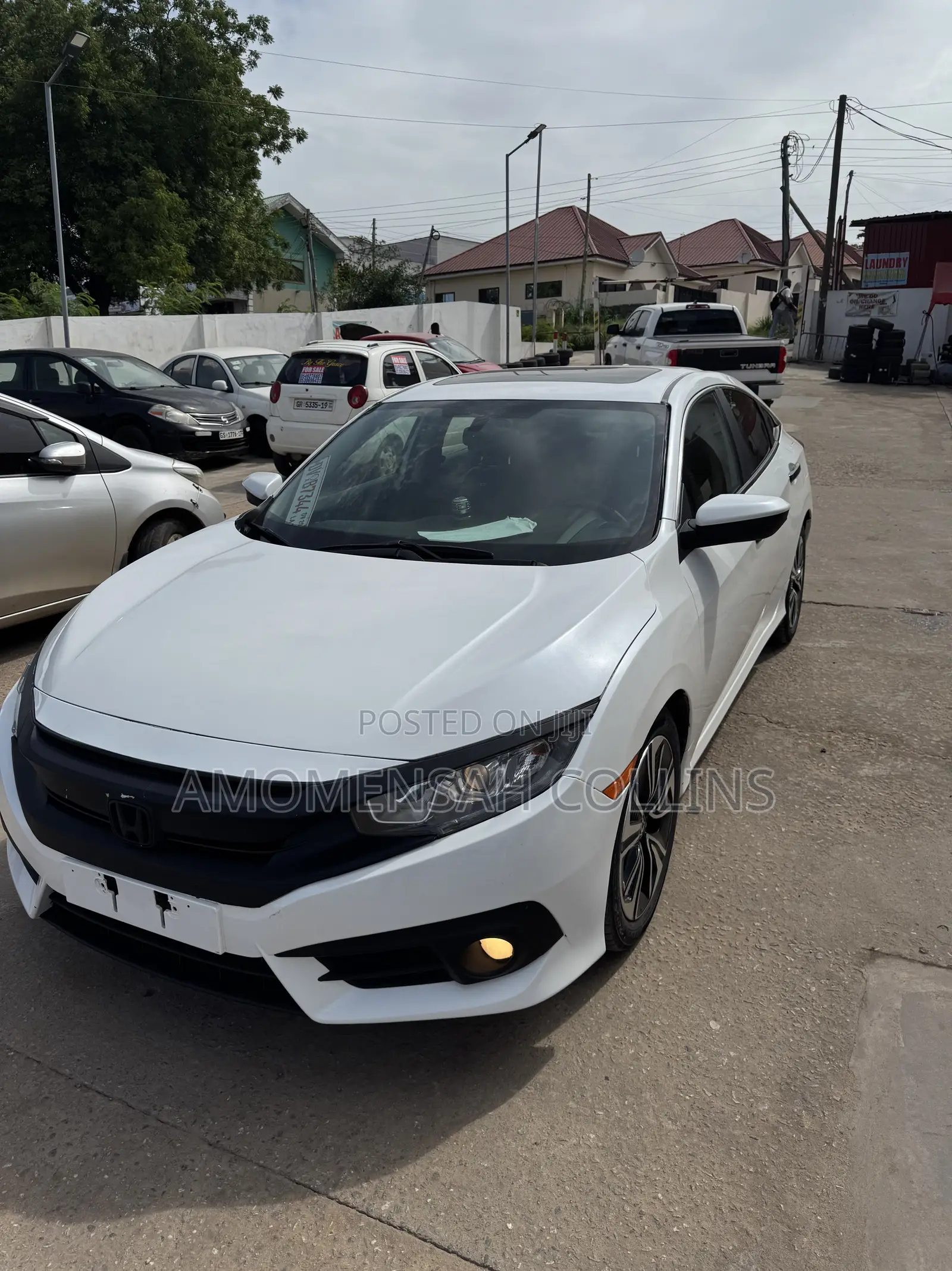 Honda Civic EX-L Sedan 2018 White