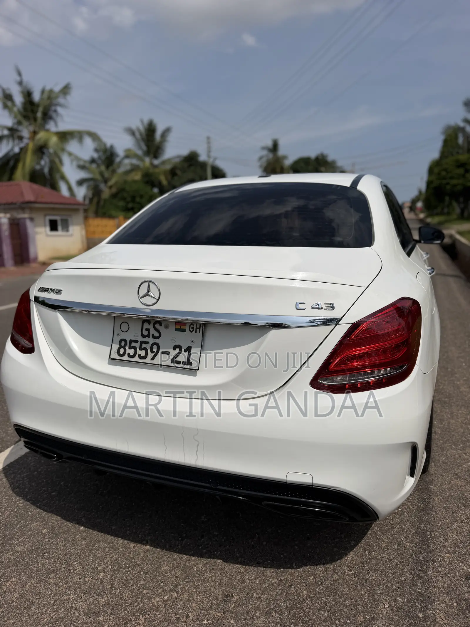 Mercedes-Benz C43 4Matic Sedan AWD (3.0L V6 9AM) 2017 White