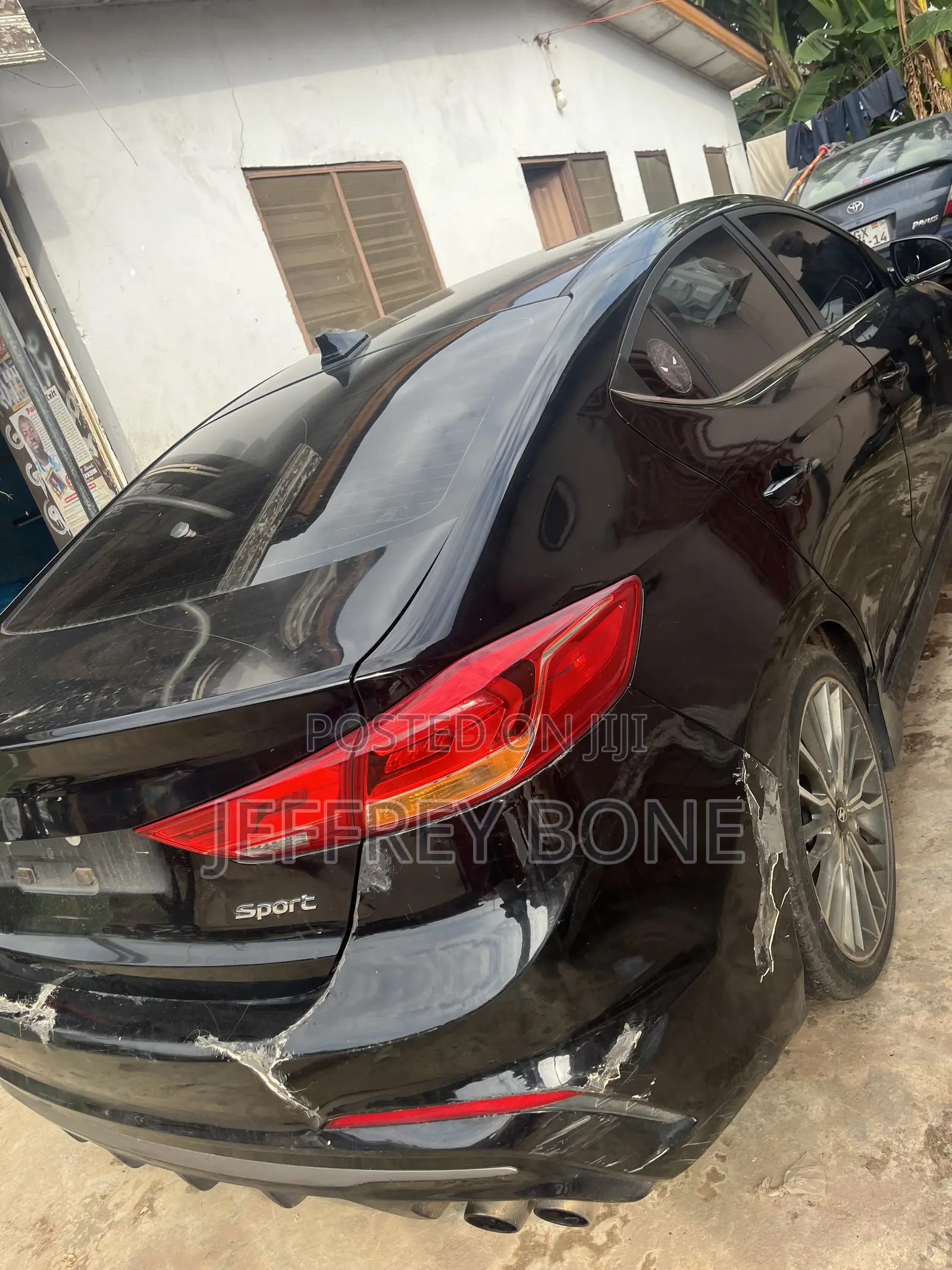 Hyundai Elantra Sport Sedan FWD (1.6L 4cyl 6M) 2017 Black