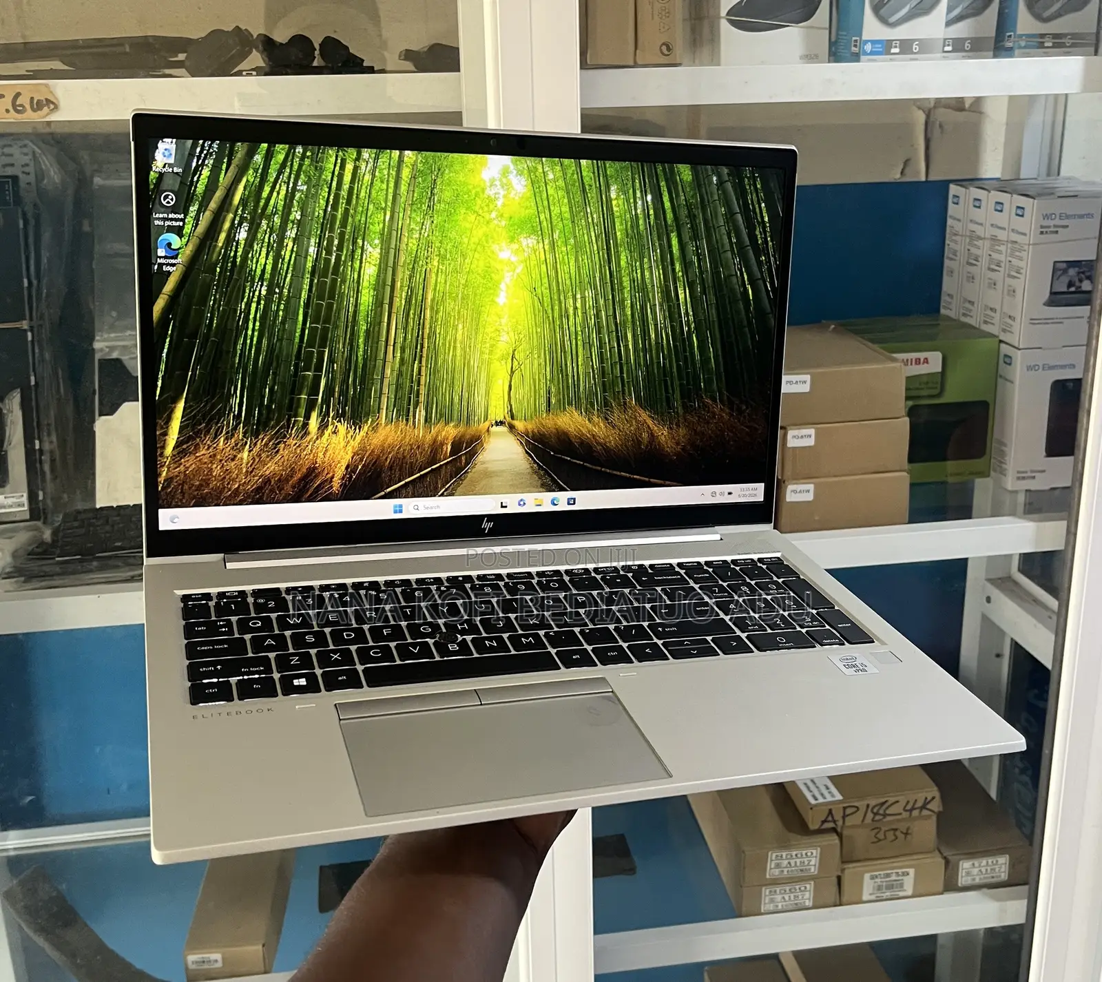 Laptop HP EliteBook 850 G6 8GB Intel Core i5 SSD 256GB